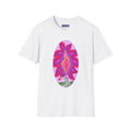 Pussy Whip Honeybee Herbs Product T-Shirt — Psychedelic Flower Portrait Graphic Tee