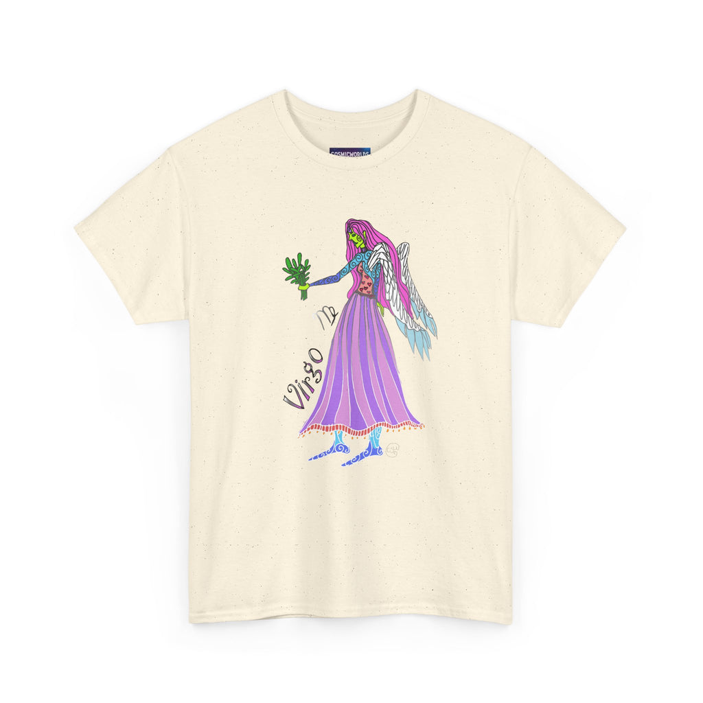 Virgo Zodiac Tee — Purple Virgo Girl Astrology T-Shirt