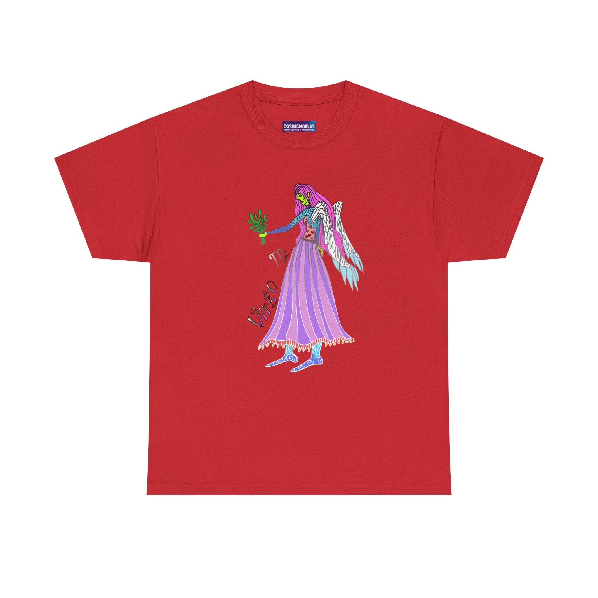 Virgo Zodiac Tee — Purple Virgo Girl Astrology T-Shirt