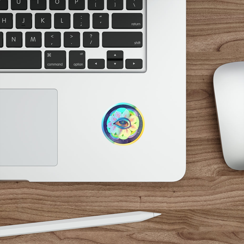 Shivajim’s All Seeing Eye Holographic Die-cut Stickers