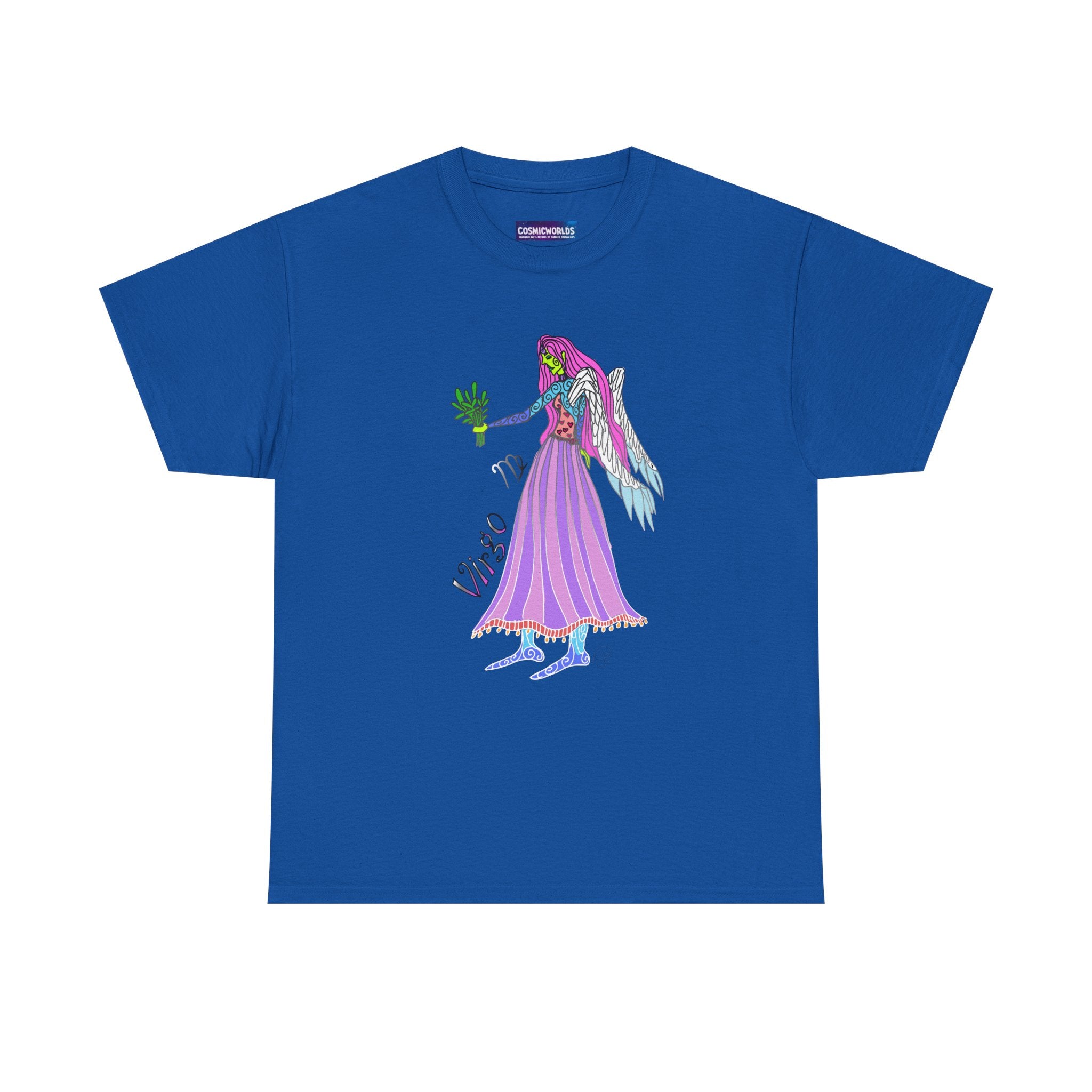 Virgo Zodiac Tee — Purple Virgo Girl Astrology T-Shirt