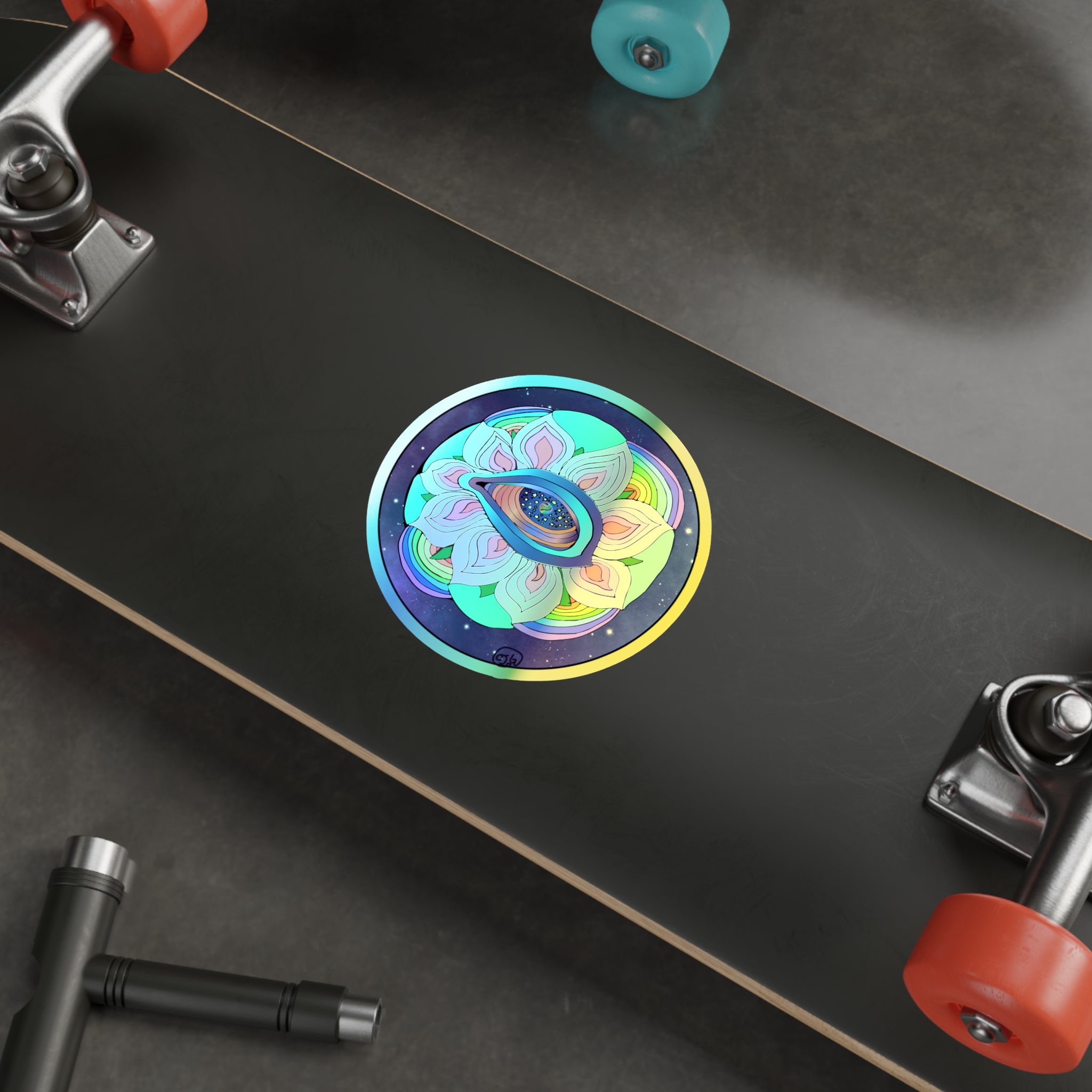 Shivajim’s All Seeing Eye Holographic Die-cut Stickers