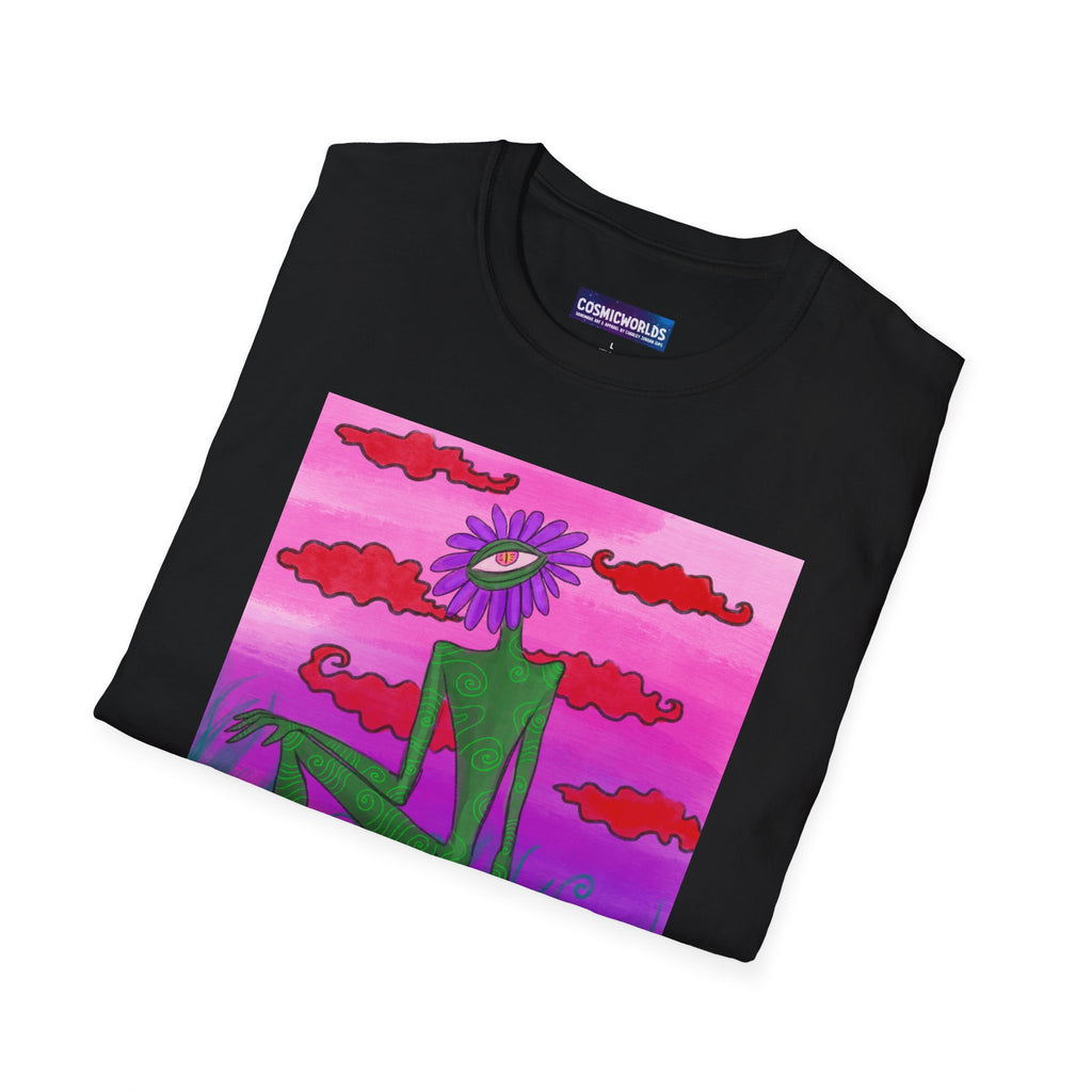 Sunflower Alien Art Tee — The Plantozoids