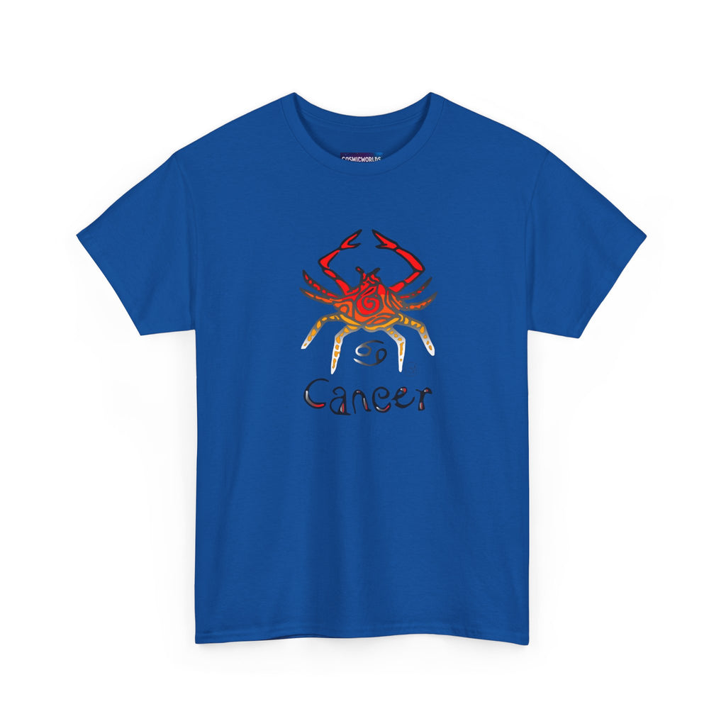 Cancer Zodiac T‑Shirt — Watercolor Crab Astrology Tee (Cancer)