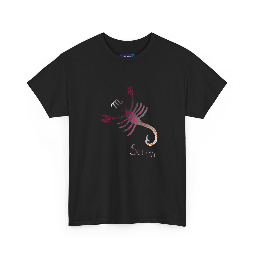 Scorpio Zodiac T‑Shirt — Stylized Scorpion Astrology Tee