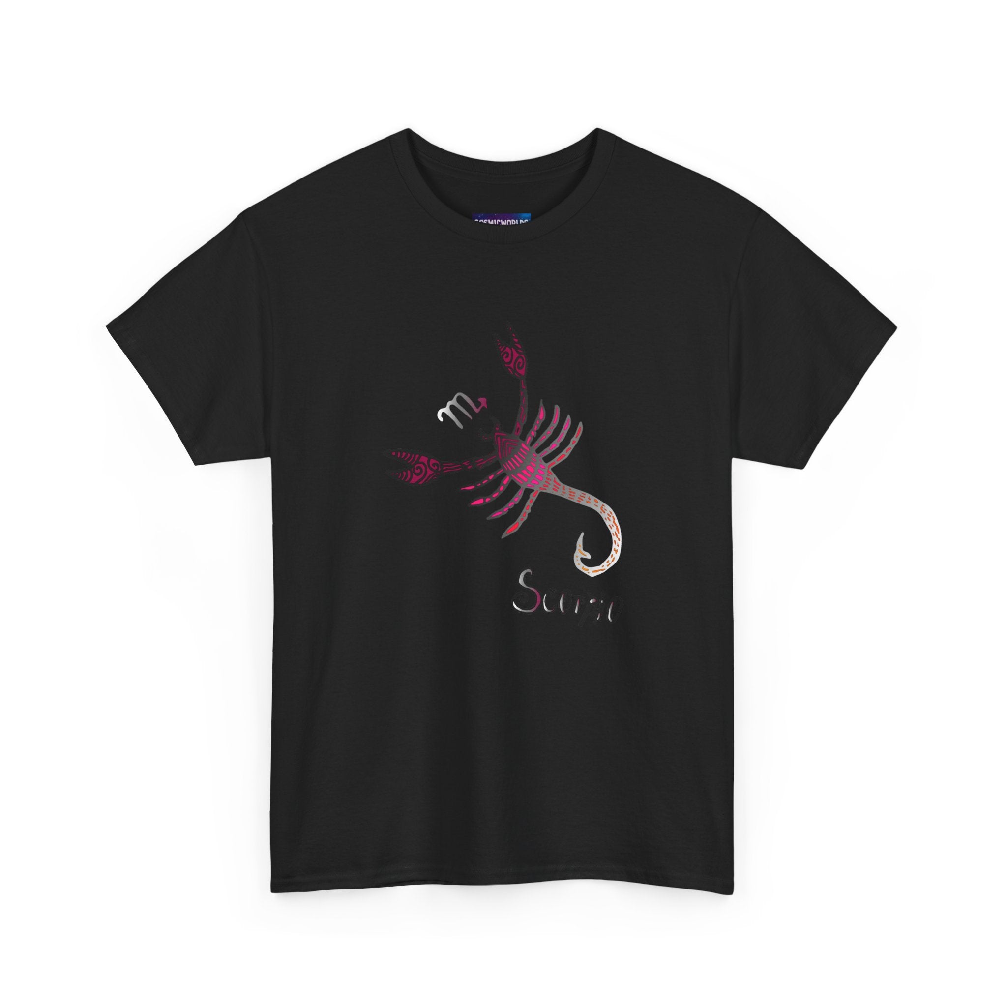 Scorpio Zodiac T‑Shirt — Stylized Scorpion Astrology Tee