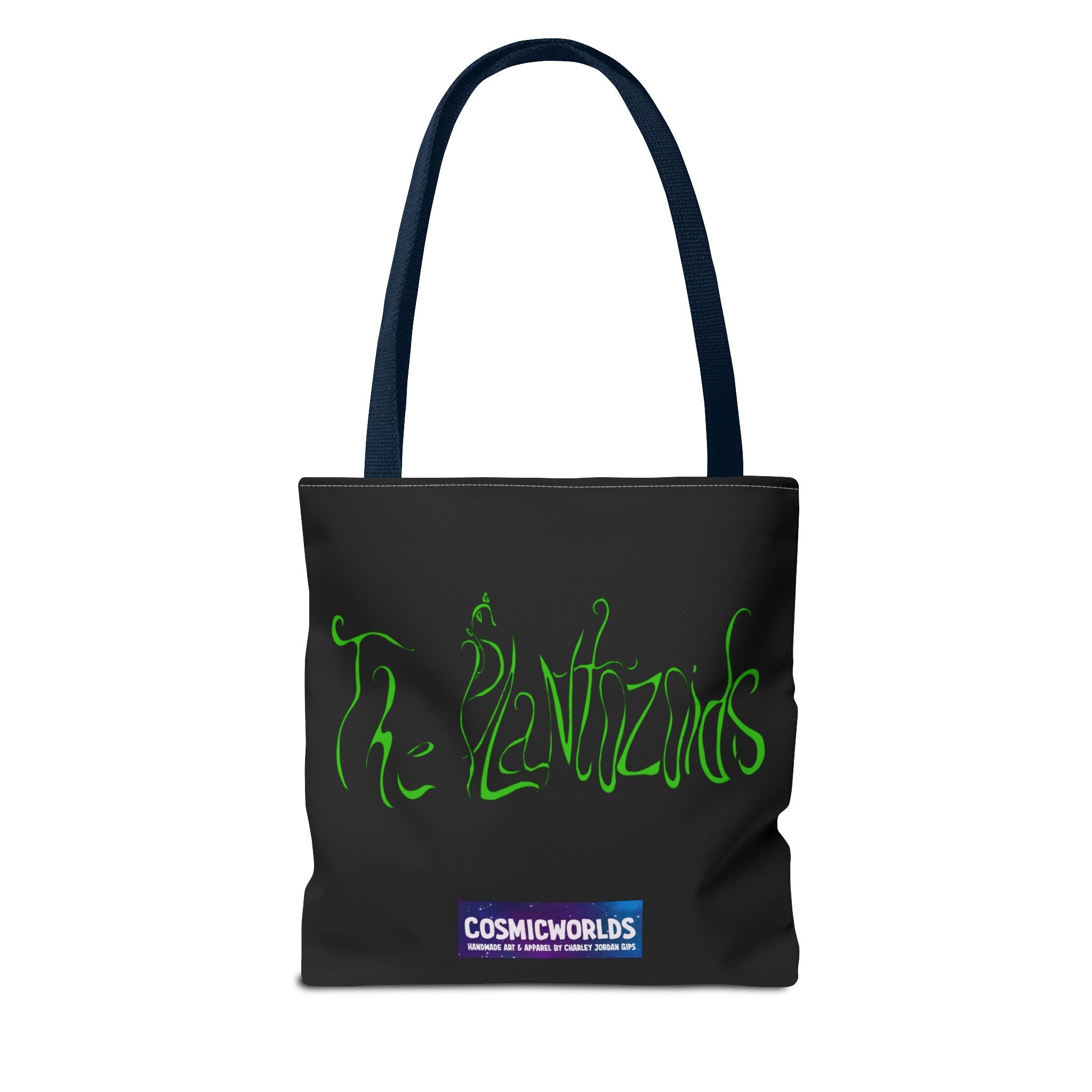 Psychedelic Garden Tote Bag — Colorful Alien Floral Art AOP