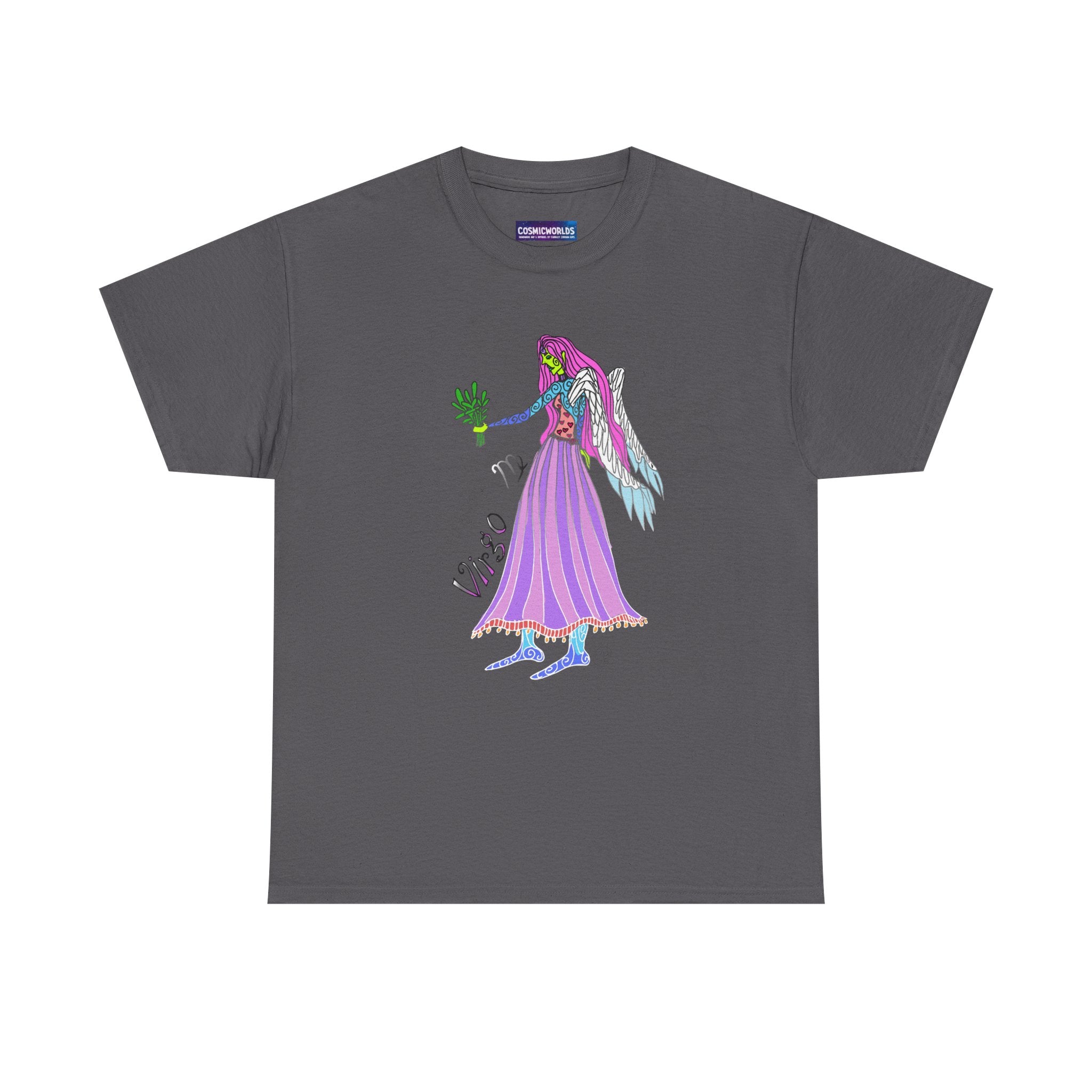 Virgo Zodiac Tee — Purple Virgo Girl Astrology T-Shirt