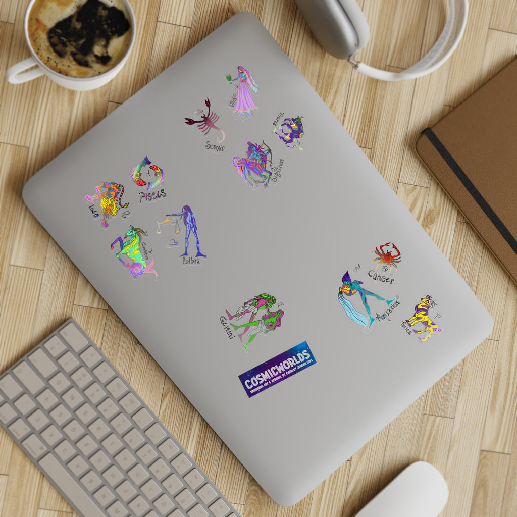 Zodiac Sticker Sheet Bundle, 10pcs