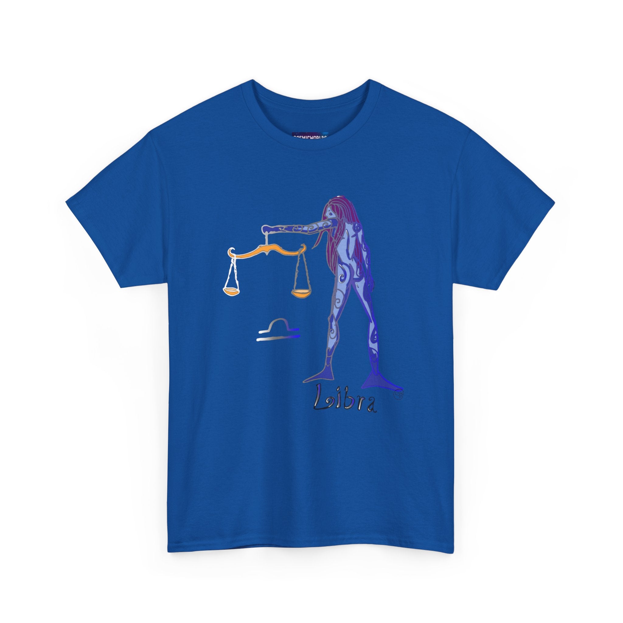 Libra Zodiac T-Shirt — Artistic Scales Astrology Tee