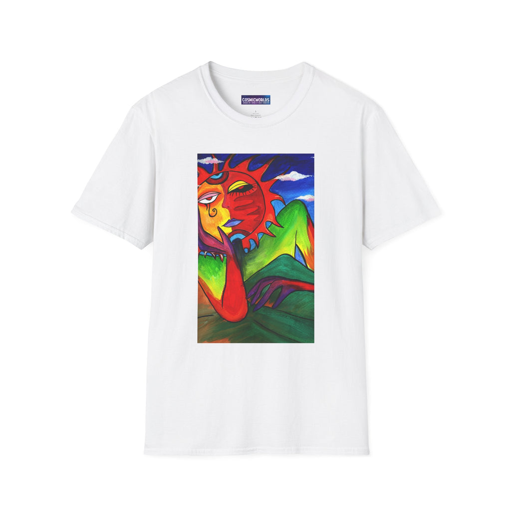 Sun Dream T-Shirt — Colorful Surreal Sun & Landscape Art Tee