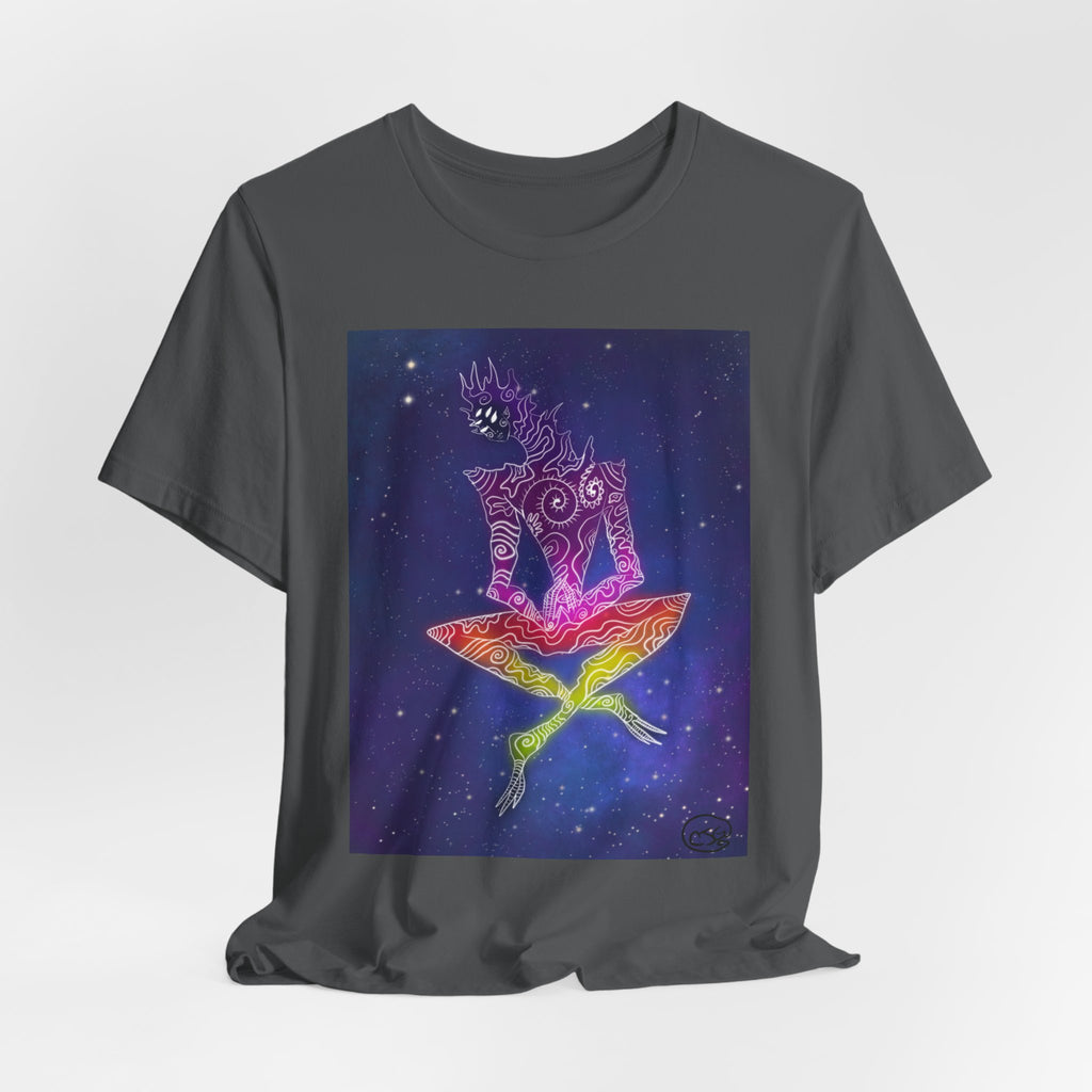 Cosmic Giant Tee — Vibrant Boho Cosmic Art T-Shirt