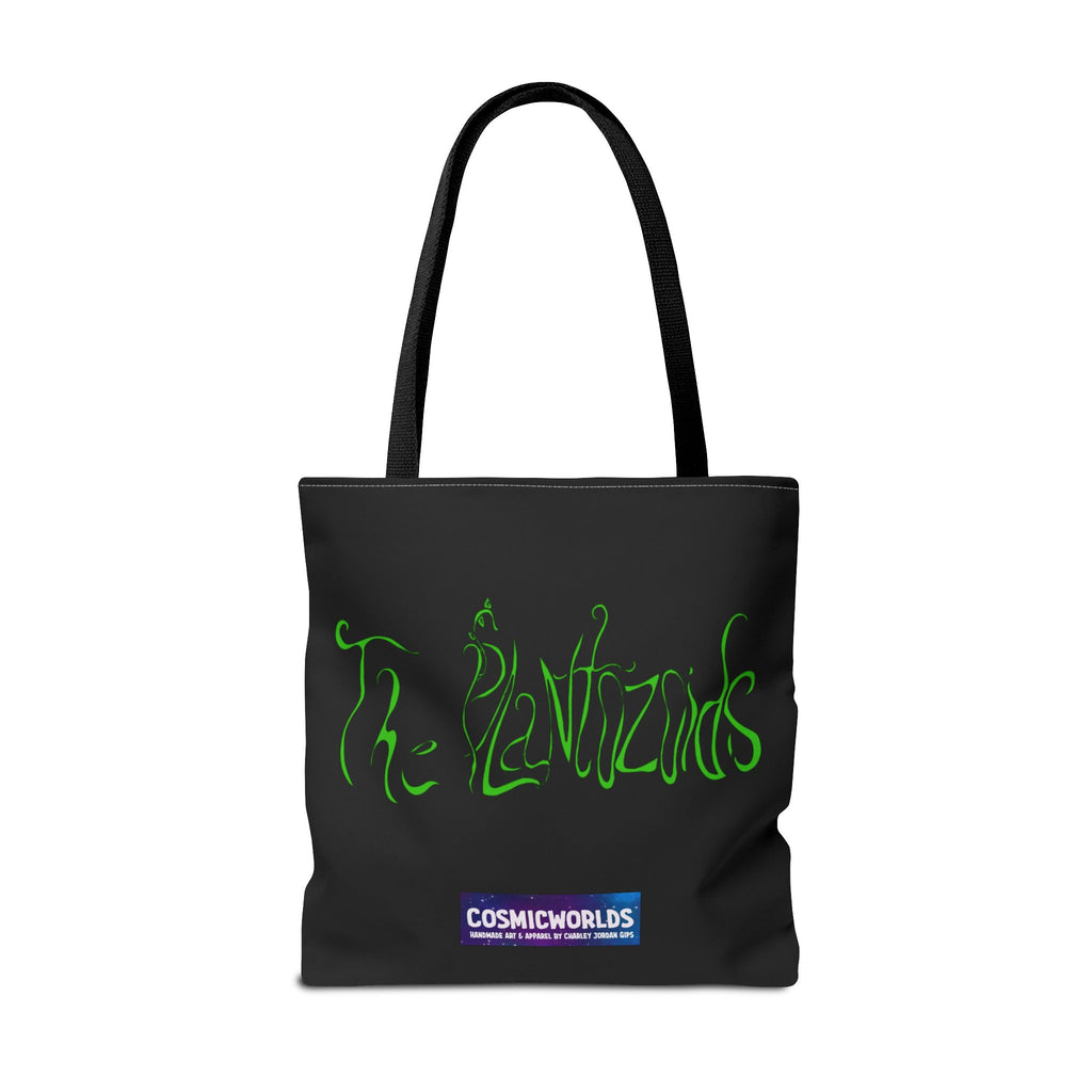 Psychedelic Garden Tote Bag — Colorful Alien Floral Art AOP