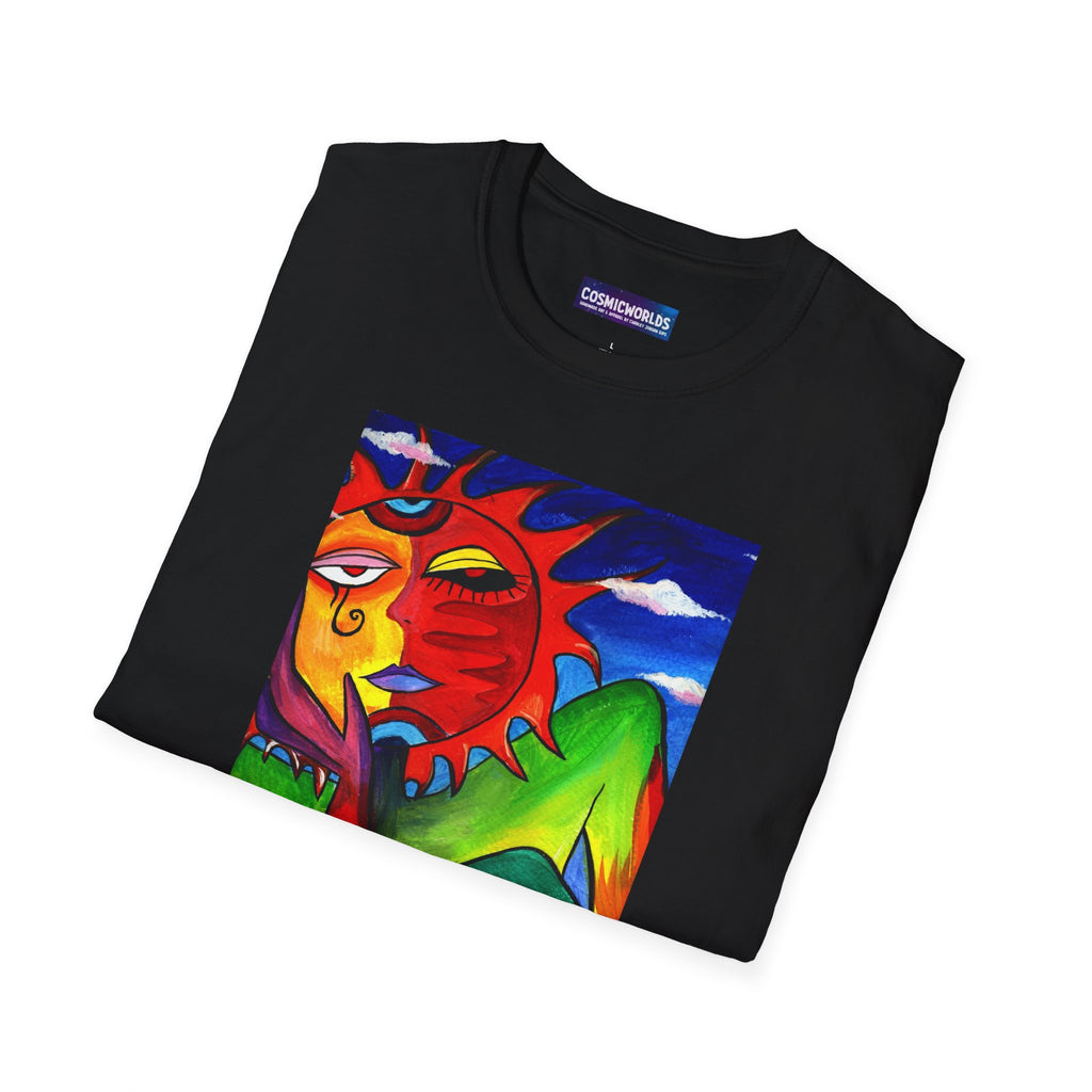 Sun Dream T-Shirt — Colorful Surreal Sun & Landscape Art Tee