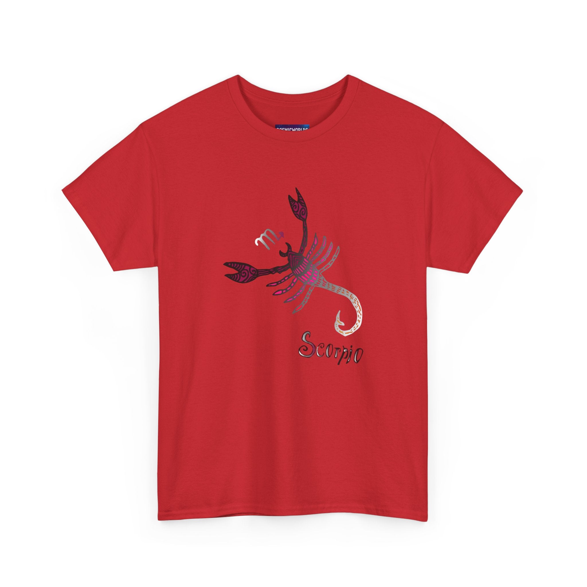 Scorpio Zodiac T‑Shirt — Stylized Scorpion Astrology Tee