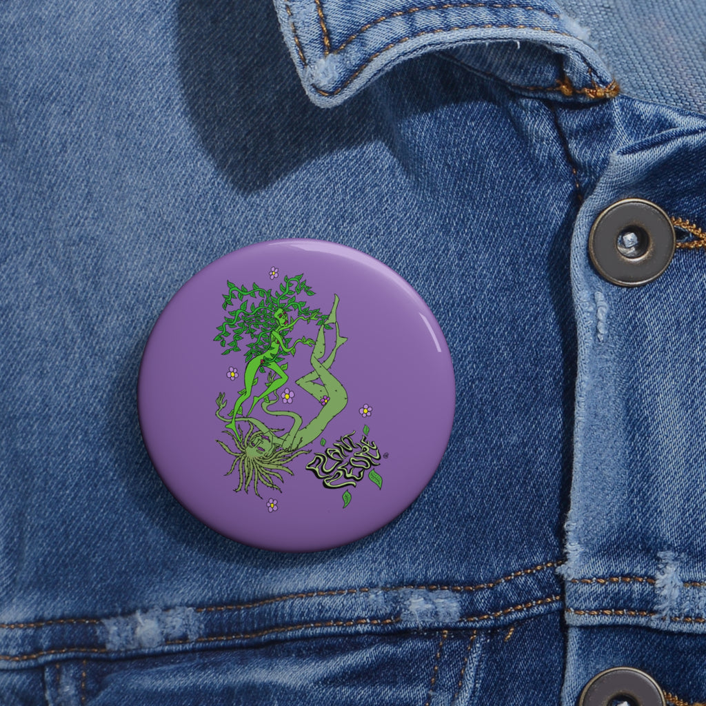 Plant People Pin Button—From the Plantozoid series