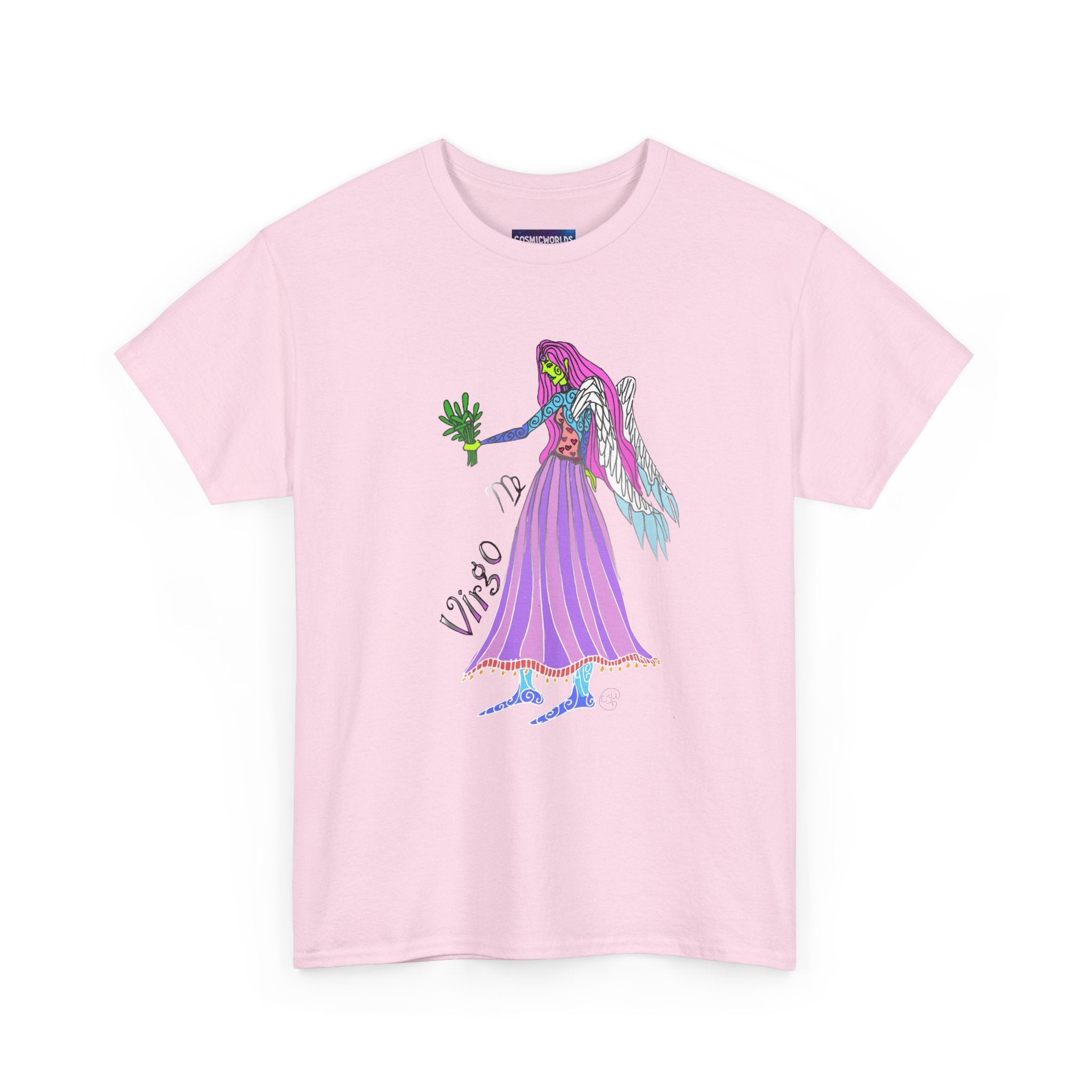 Virgo Zodiac Tee — Purple Virgo Girl Astrology T-Shirt