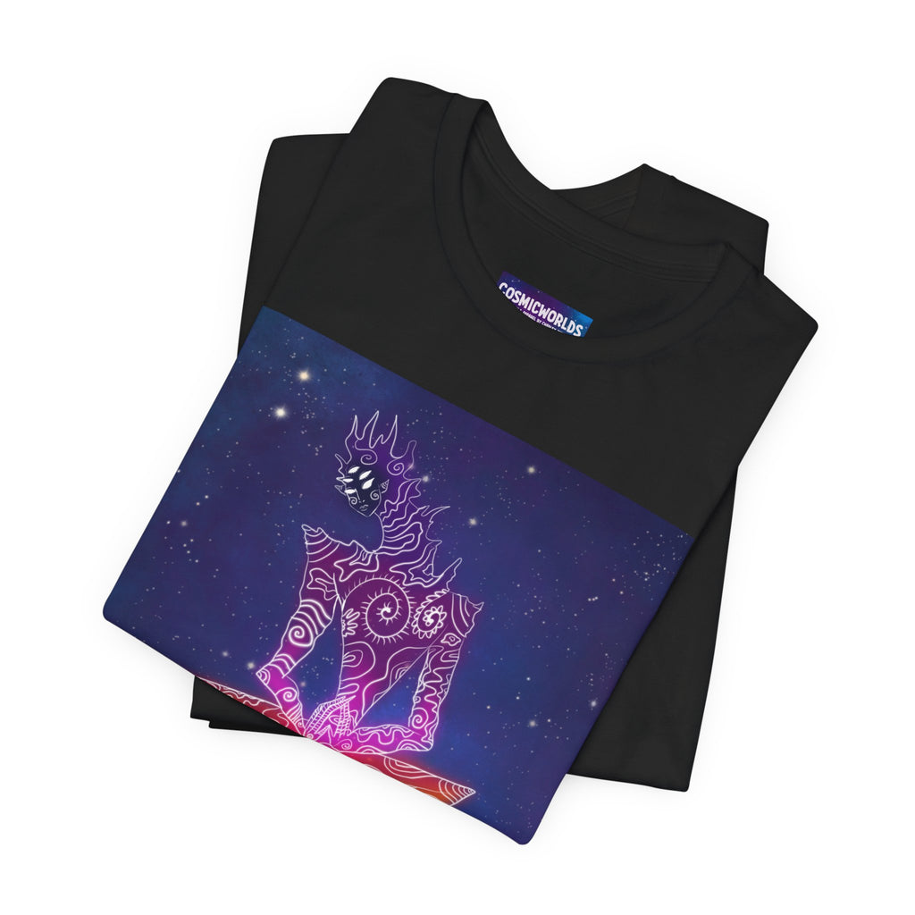 Cosmic Giant Tee — Vibrant Boho Cosmic Art T-Shirt