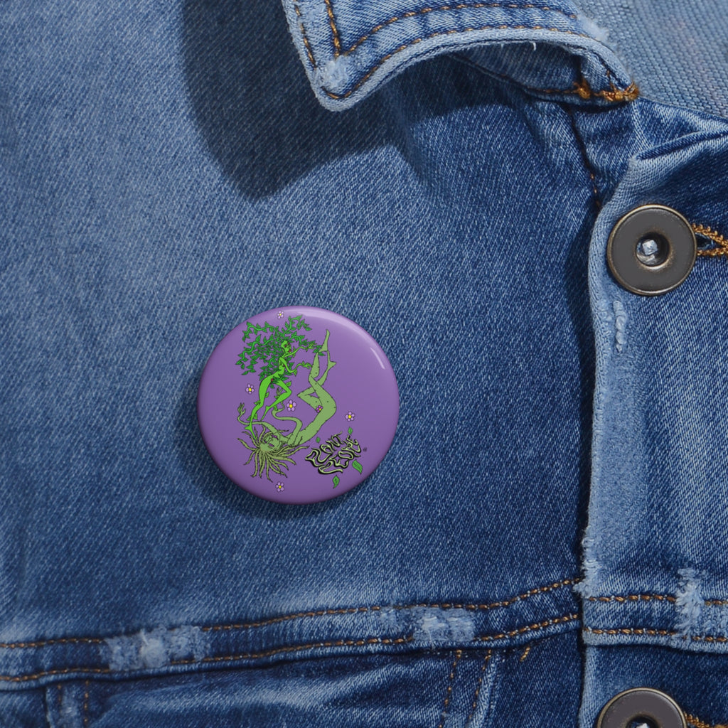 Plant People Pin Button—From the Plantozoid series