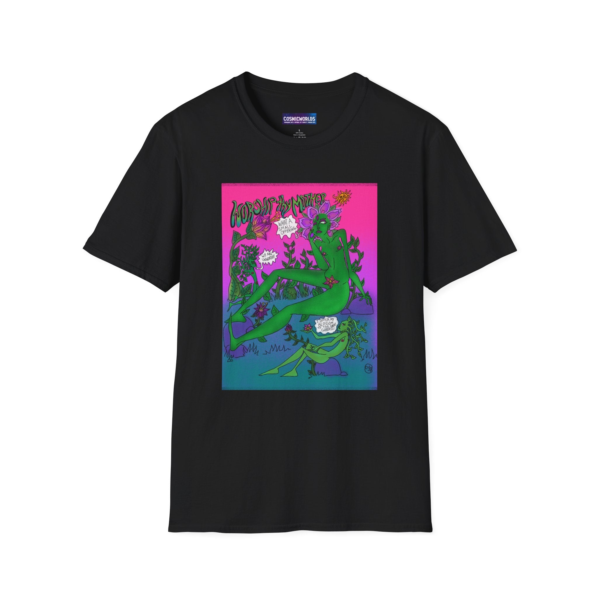 Worship thy Mother Graphic T-Shirt — Neon Art Tee
