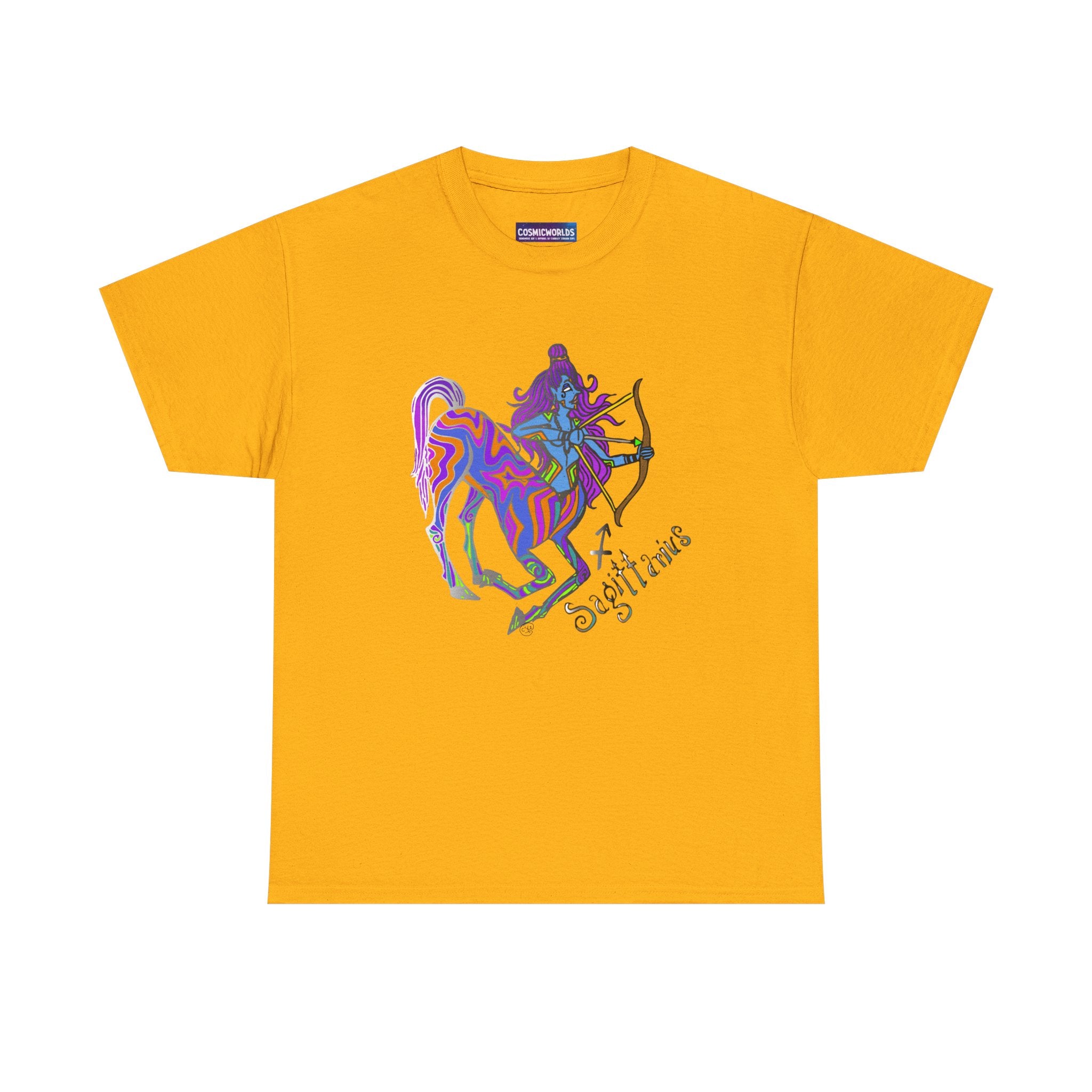 Sagittarius Centaur Archer T-Shirt — Colorful Zodiac Astrology Tee