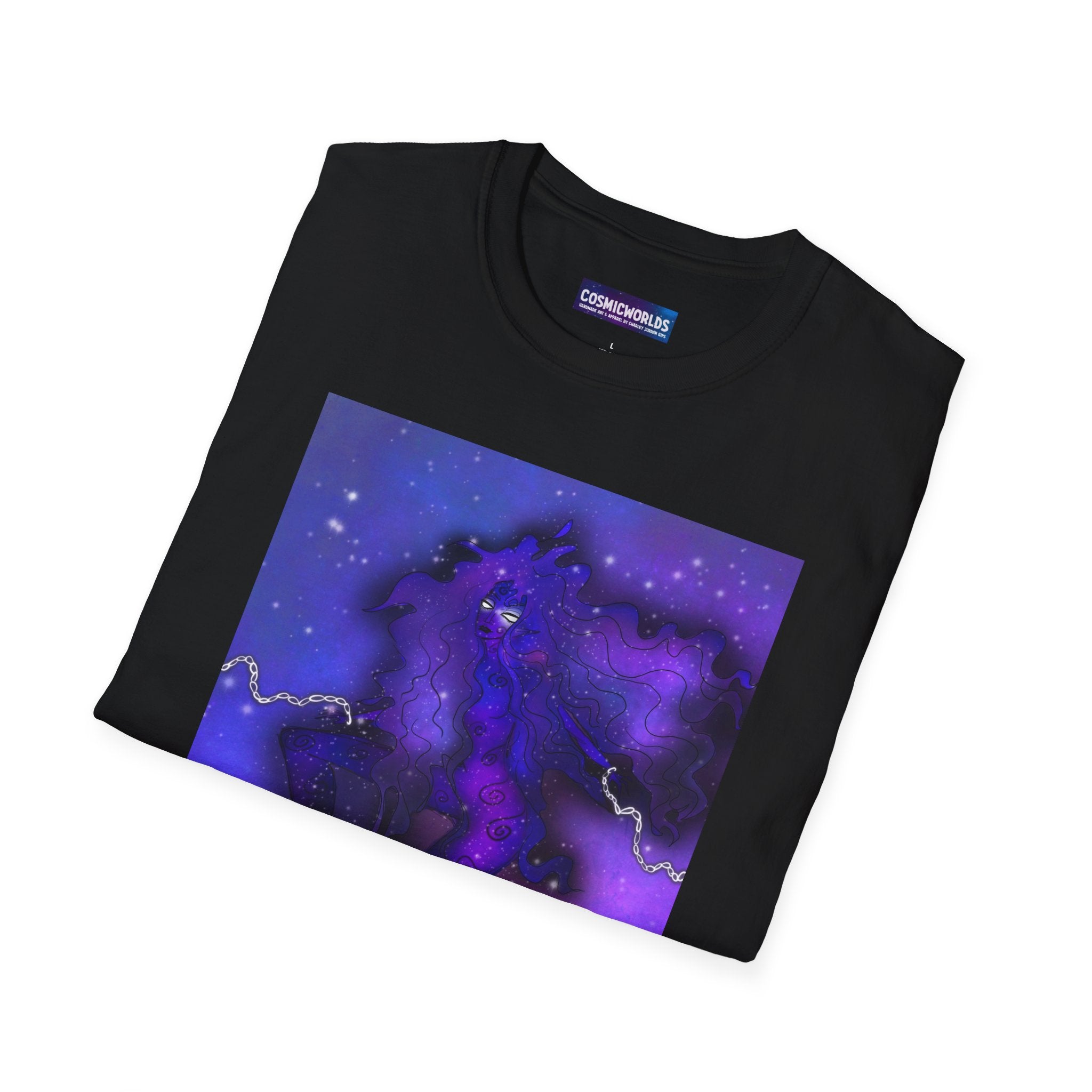 Galaxy Nebula T-Shirt — Purple Cosmic Constellation Tee