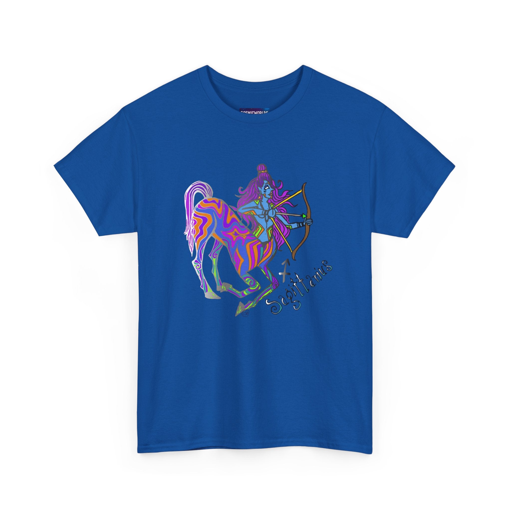 Sagittarius Centaur Archer T-Shirt — Colorful Zodiac Astrology Tee