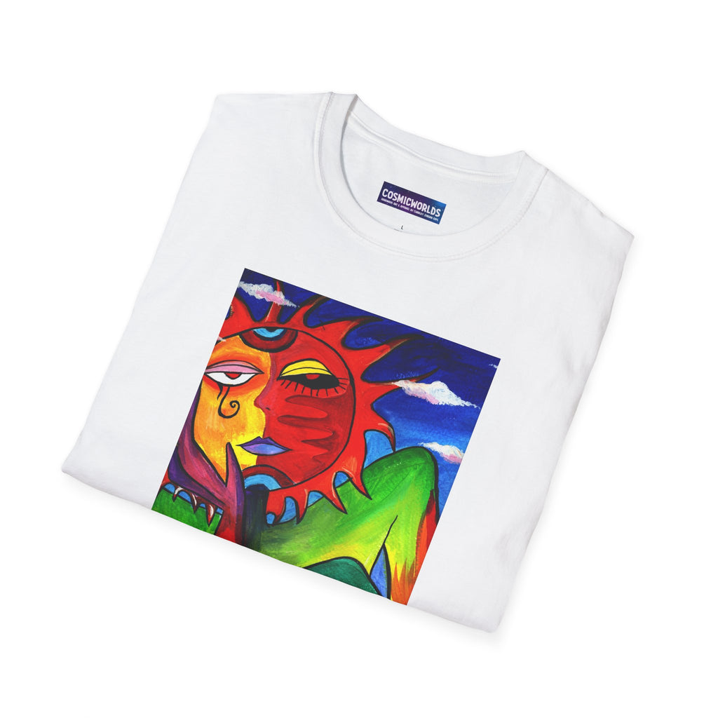 Sun Dream T-Shirt — Colorful Surreal Sun & Landscape Art Tee