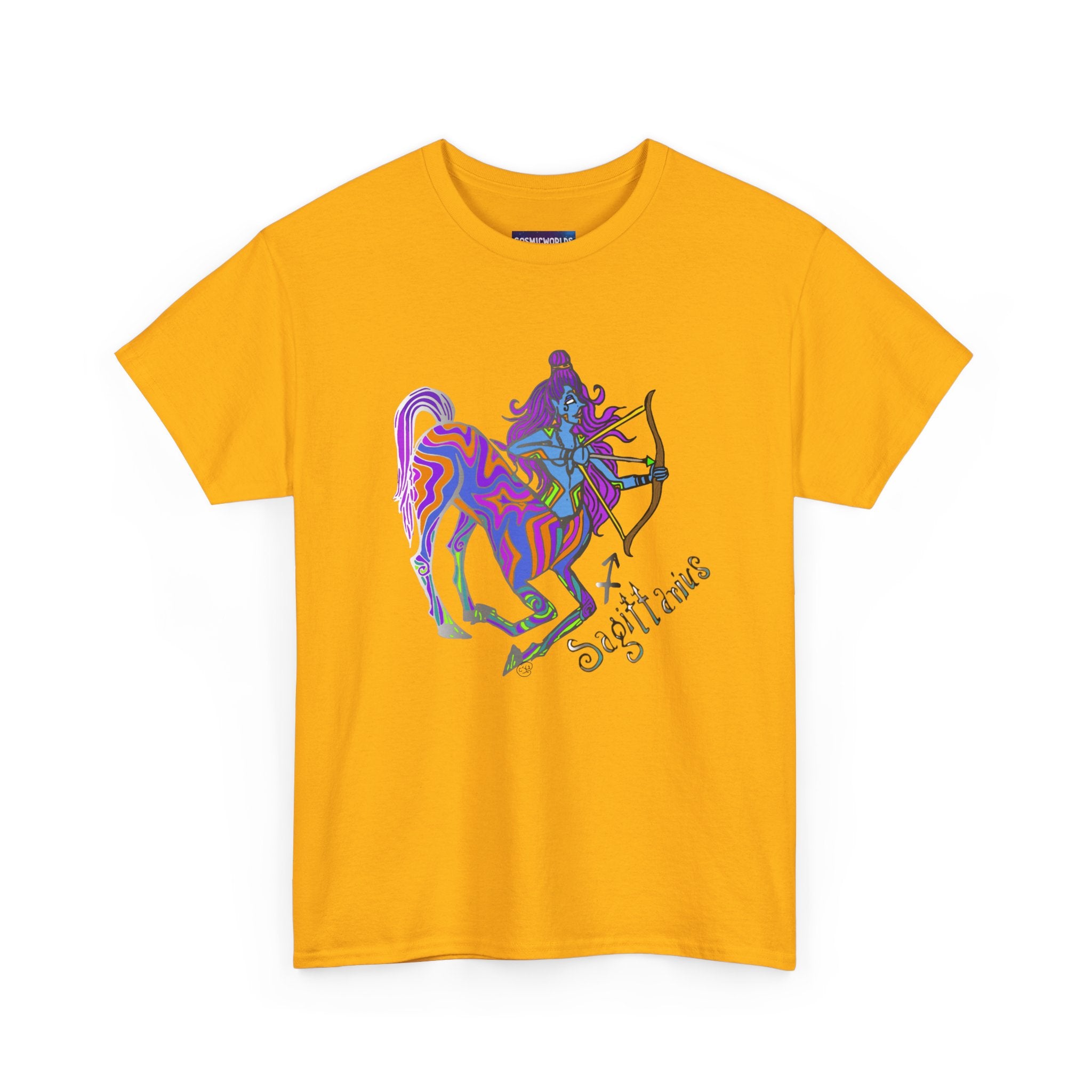 Sagittarius Centaur Archer T-Shirt — Colorful Zodiac Astrology Tee