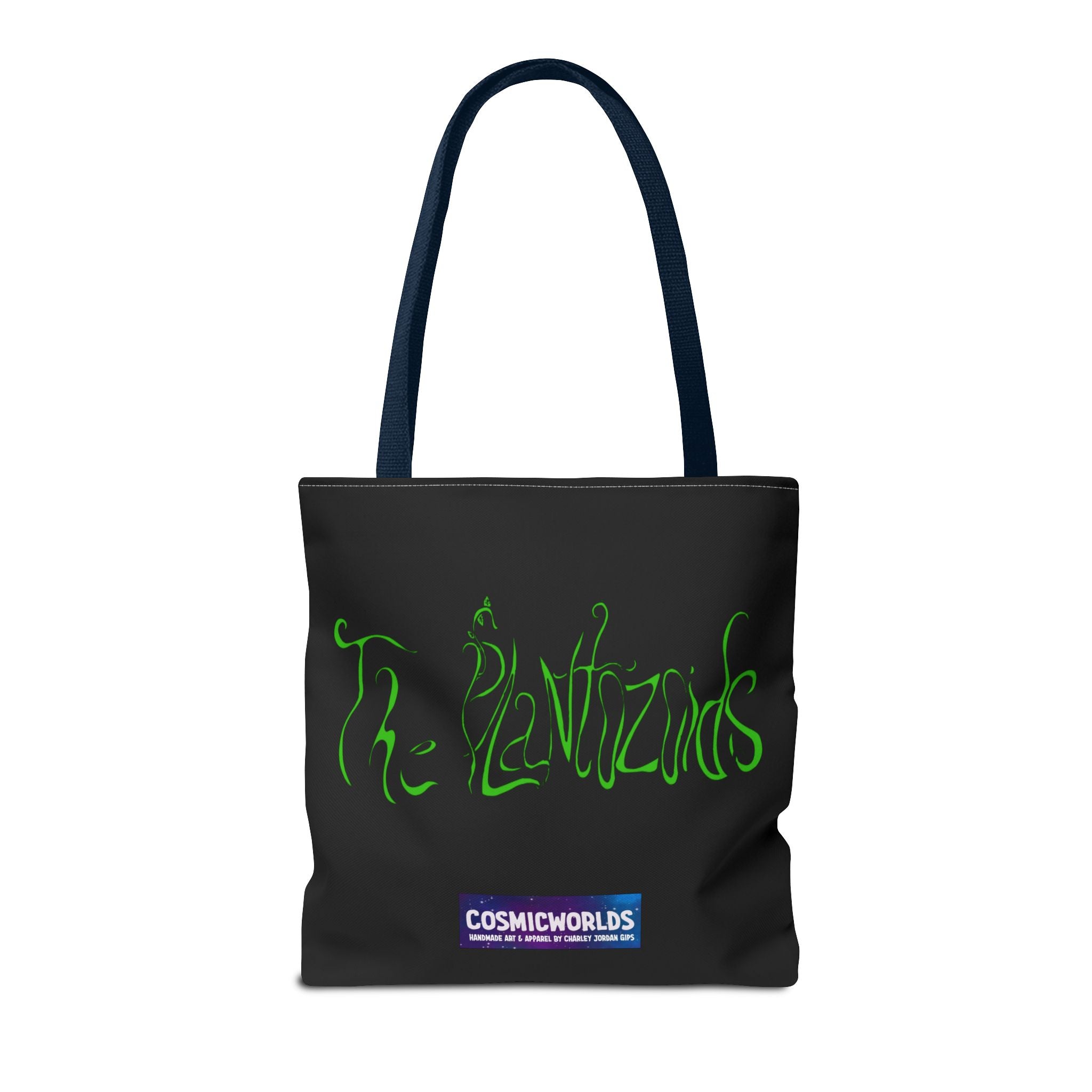 Psychedelic Garden Tote Bag — Colorful Alien Floral Art AOP