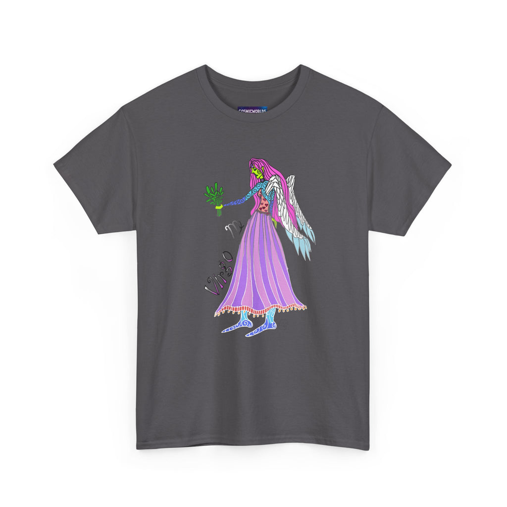 Virgo Zodiac Tee — Purple Virgo Girl Astrology T-Shirt