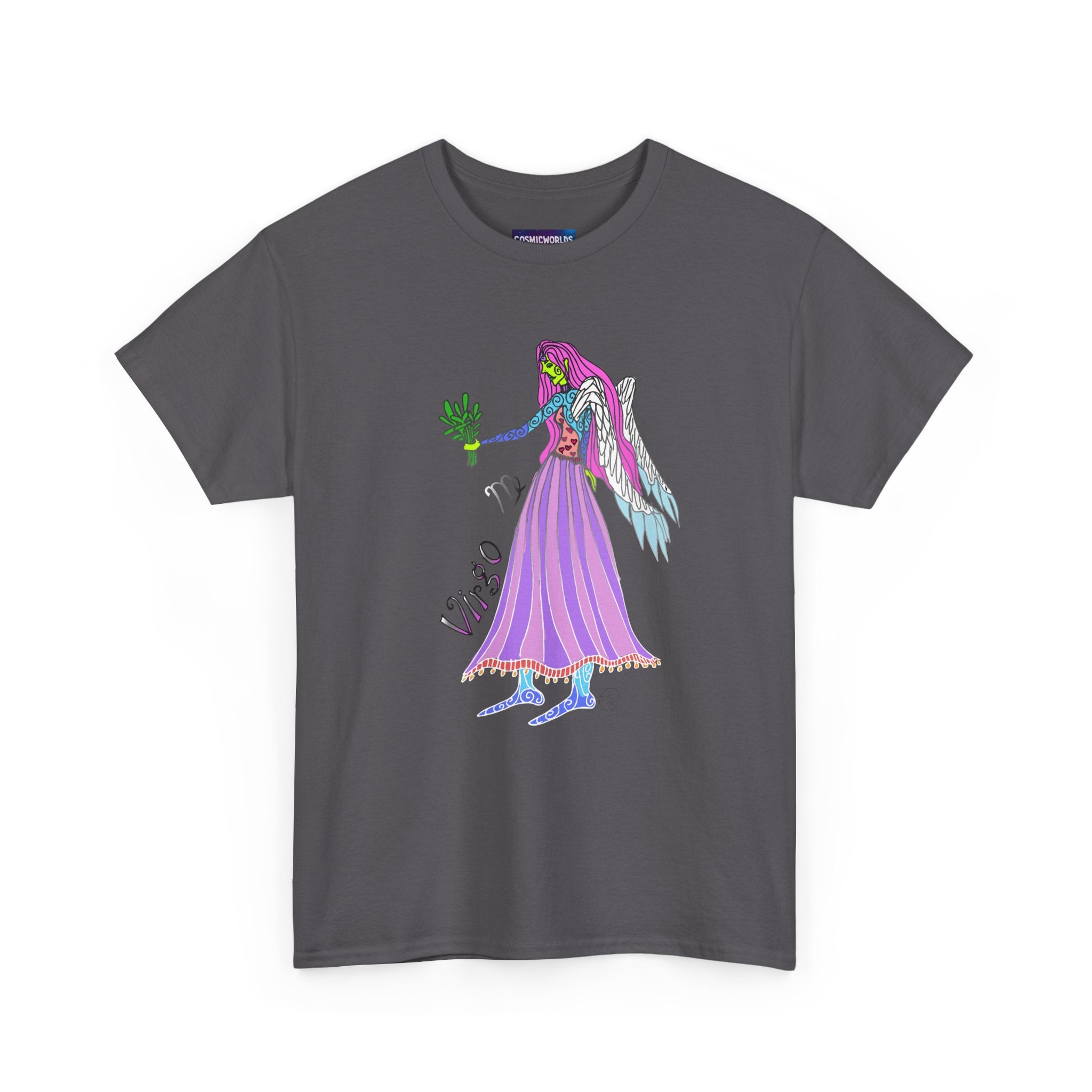 Virgo Zodiac Tee — Purple Virgo Girl Astrology T-Shirt