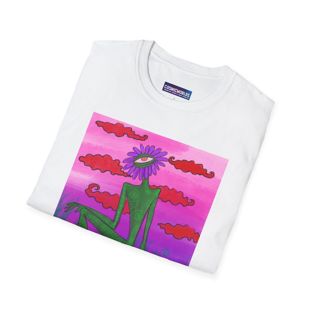 Sunflower Alien Art Tee — The Plantozoids