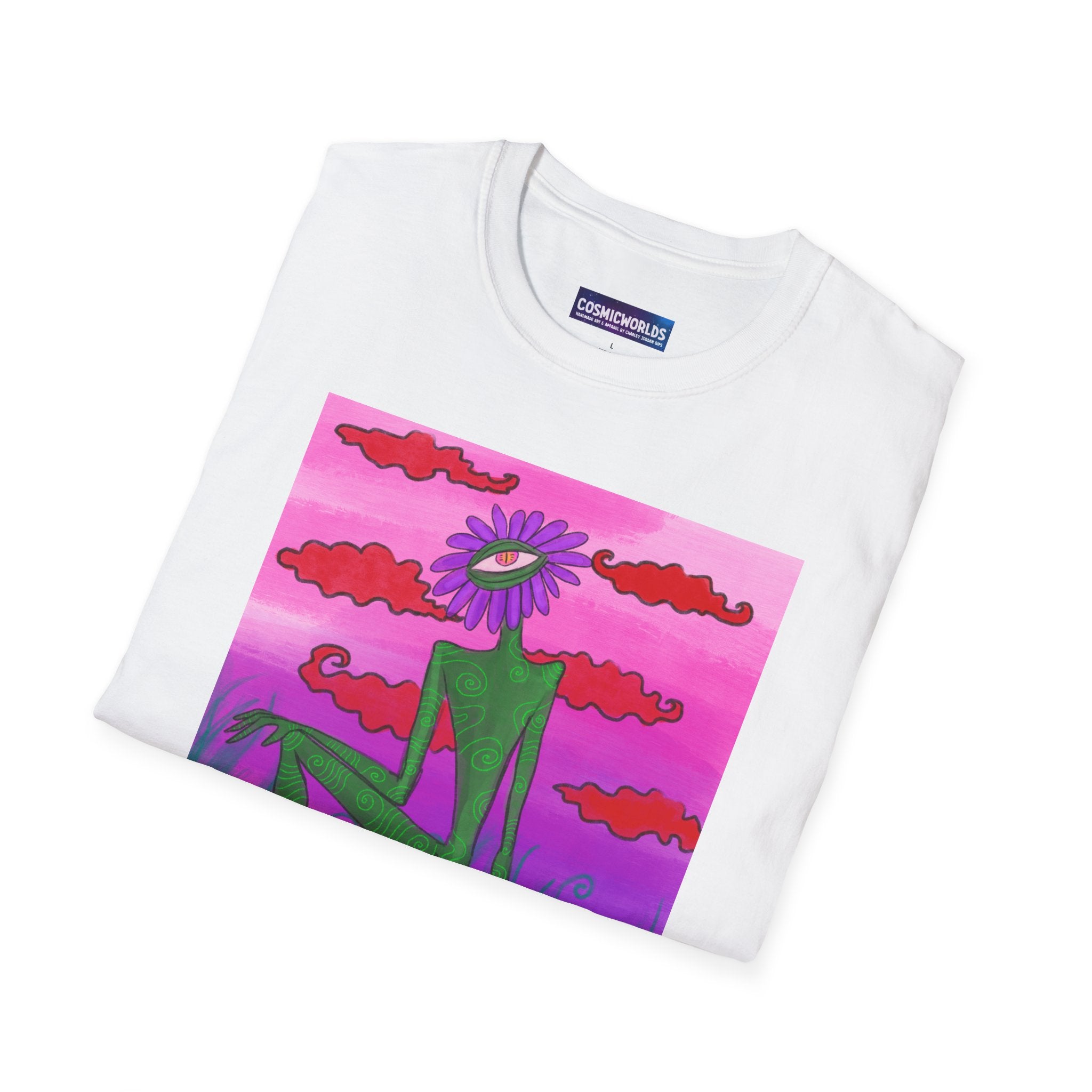 Sunflower Alien Art Tee — The Plantozoids