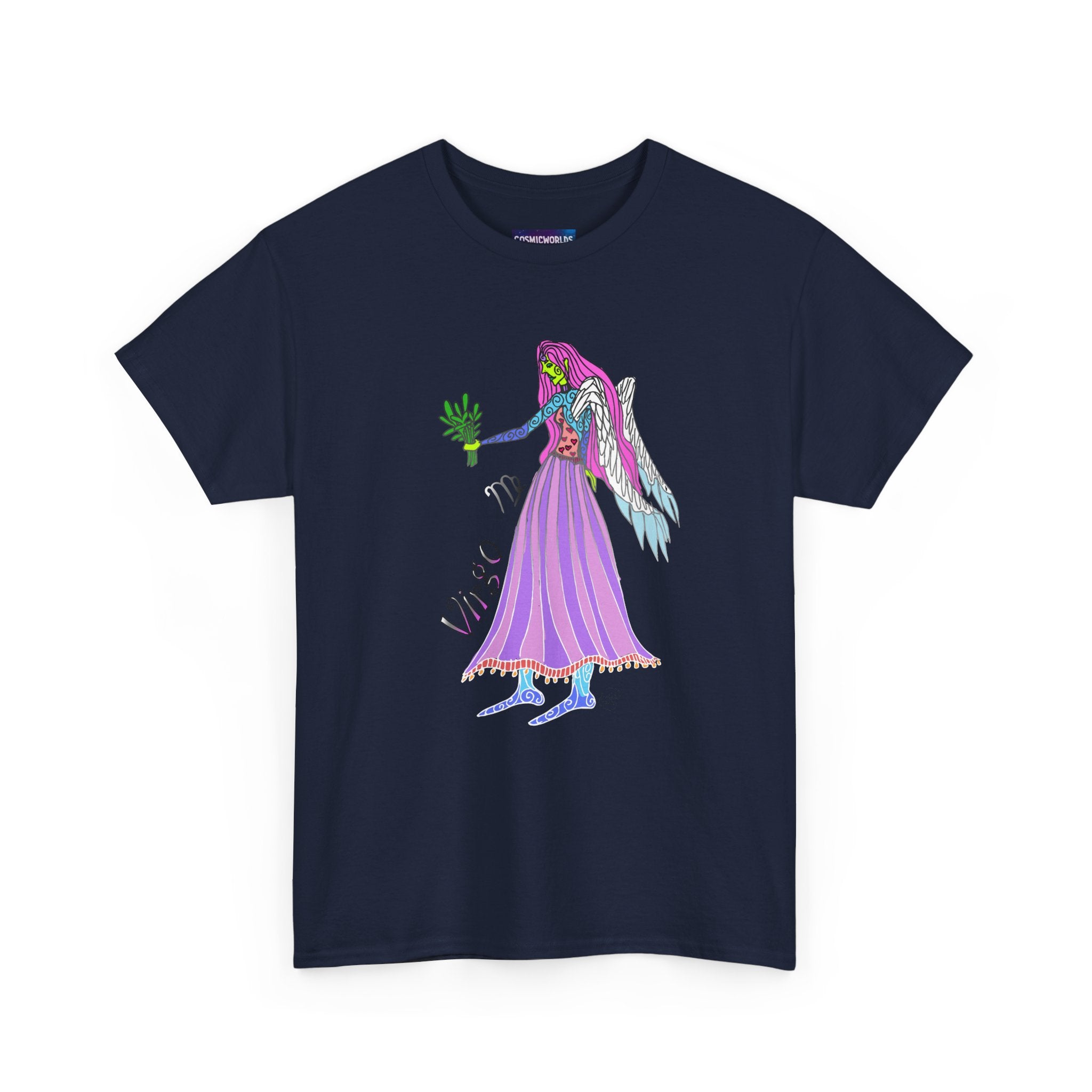 Virgo Zodiac Tee — Purple Virgo Girl Astrology T-Shirt