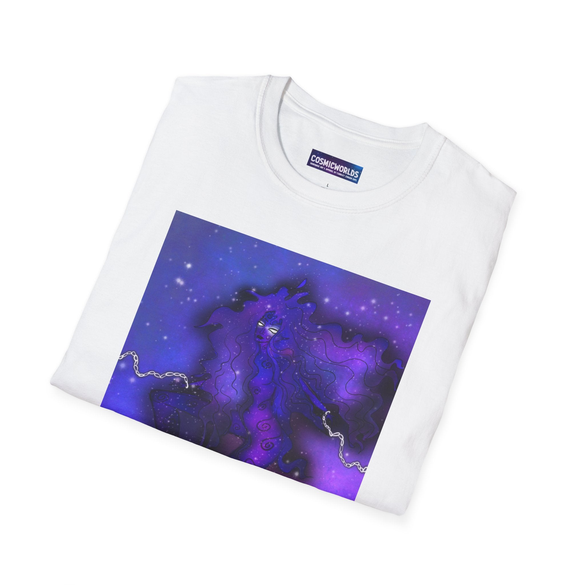 Galaxy Nebula T-Shirt — Purple Cosmic Constellation Tee