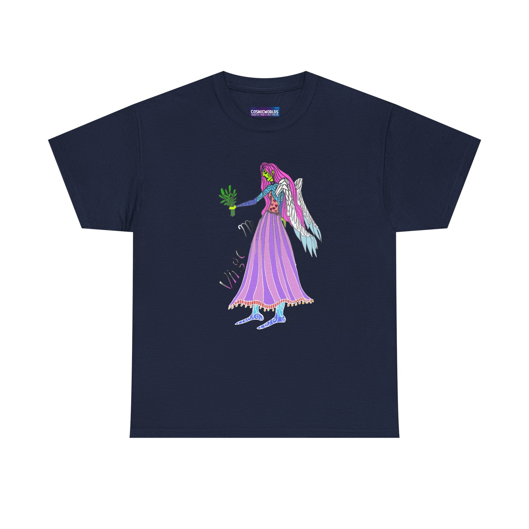 Virgo Zodiac Tee — Purple Virgo Girl Astrology T-Shirt