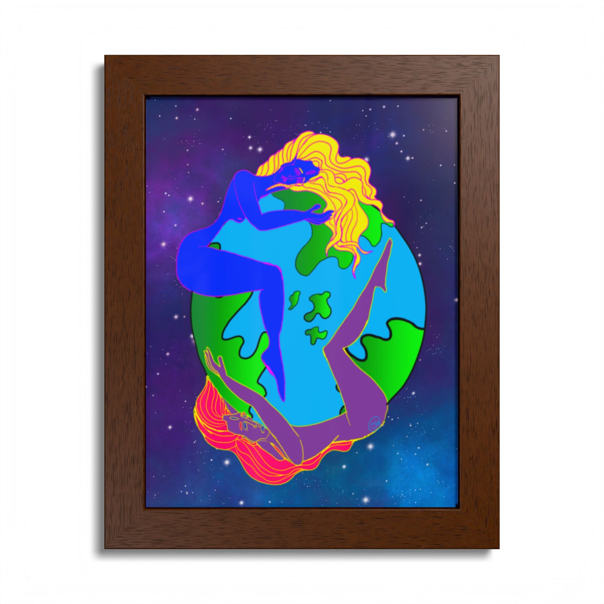 Earth Huggers—Framed Poster
