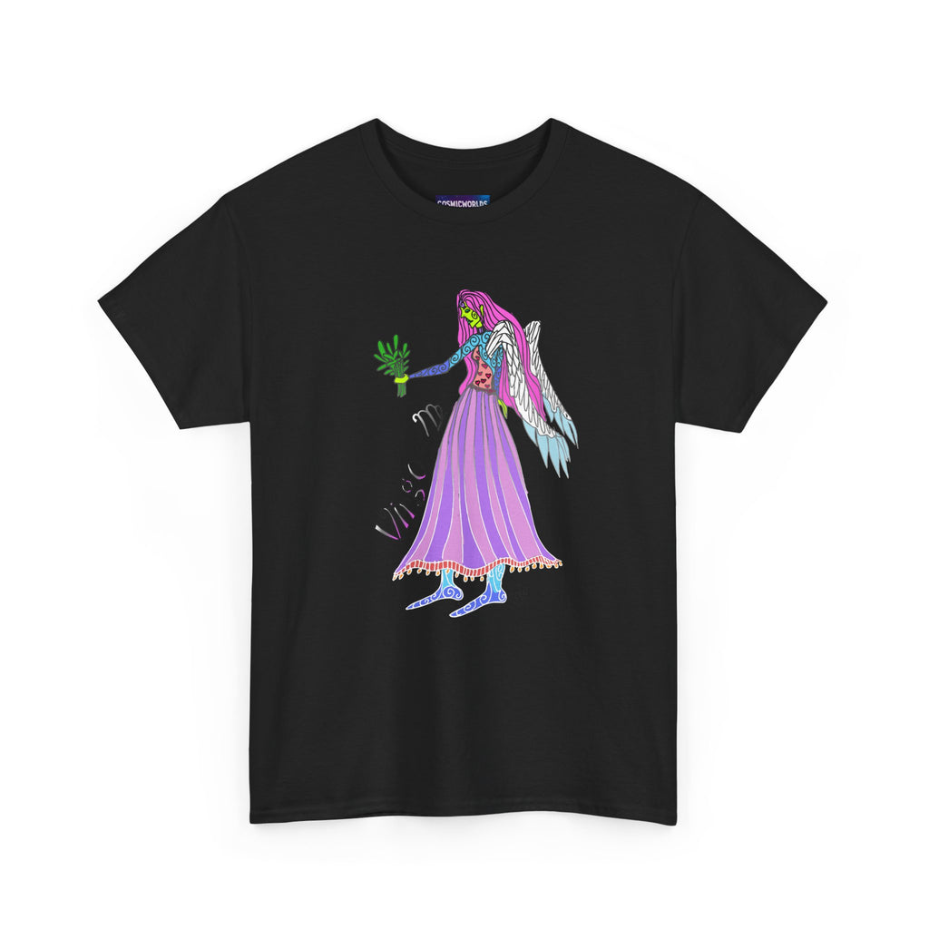 Virgo Zodiac Tee — Purple Virgo Girl Astrology T-Shirt
