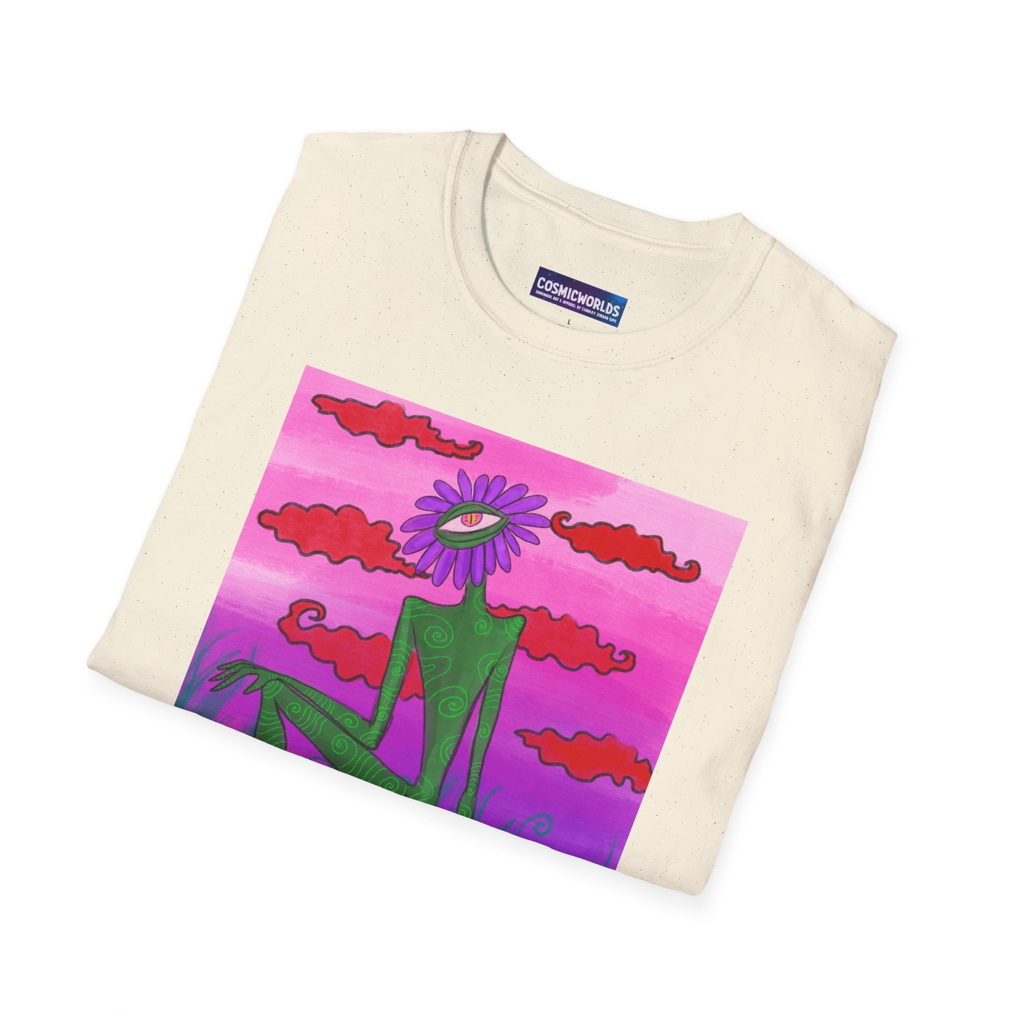 Sunflower Alien Art Tee — The Plantozoids