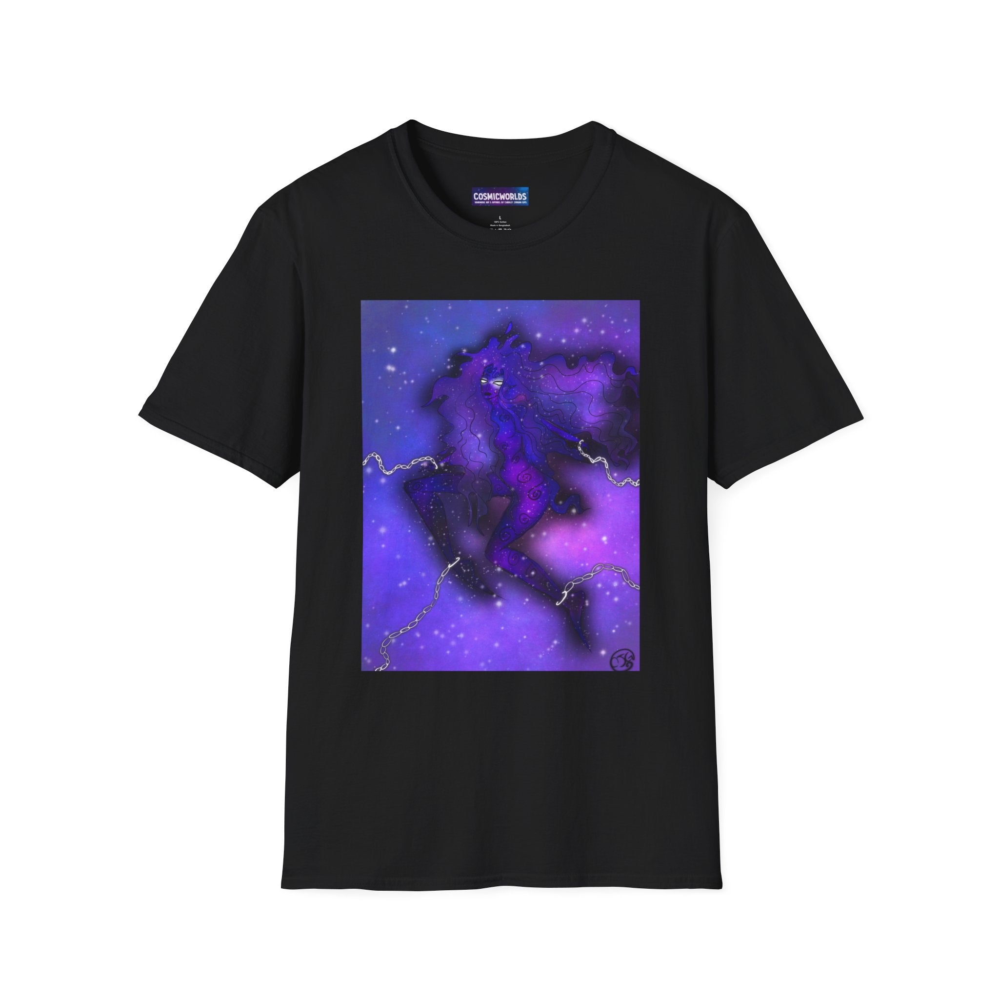 Galaxy Nebula T-Shirt — Purple Cosmic Constellation Tee