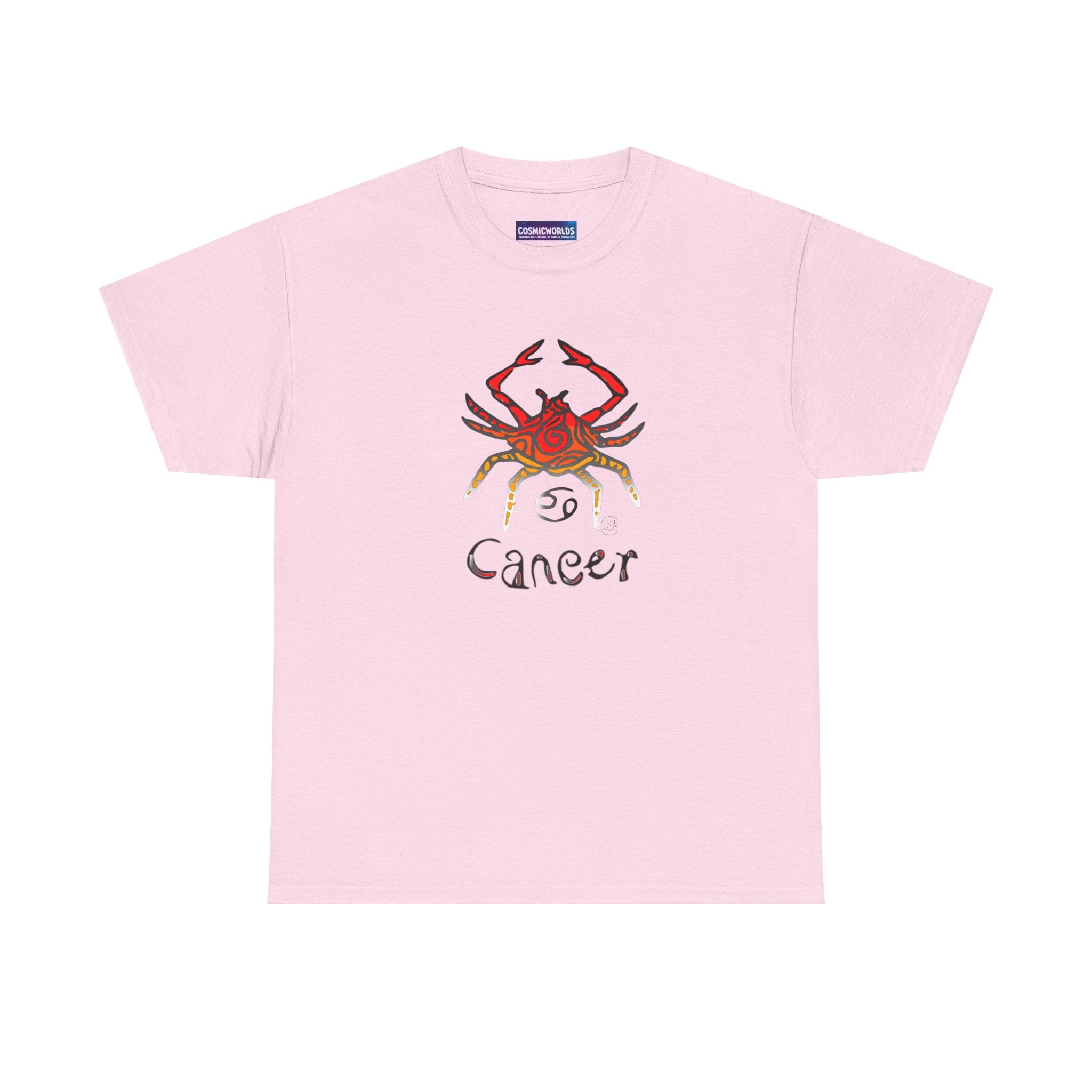 Cancer Zodiac T‑Shirt — Watercolor Crab Astrology Tee (Cancer)