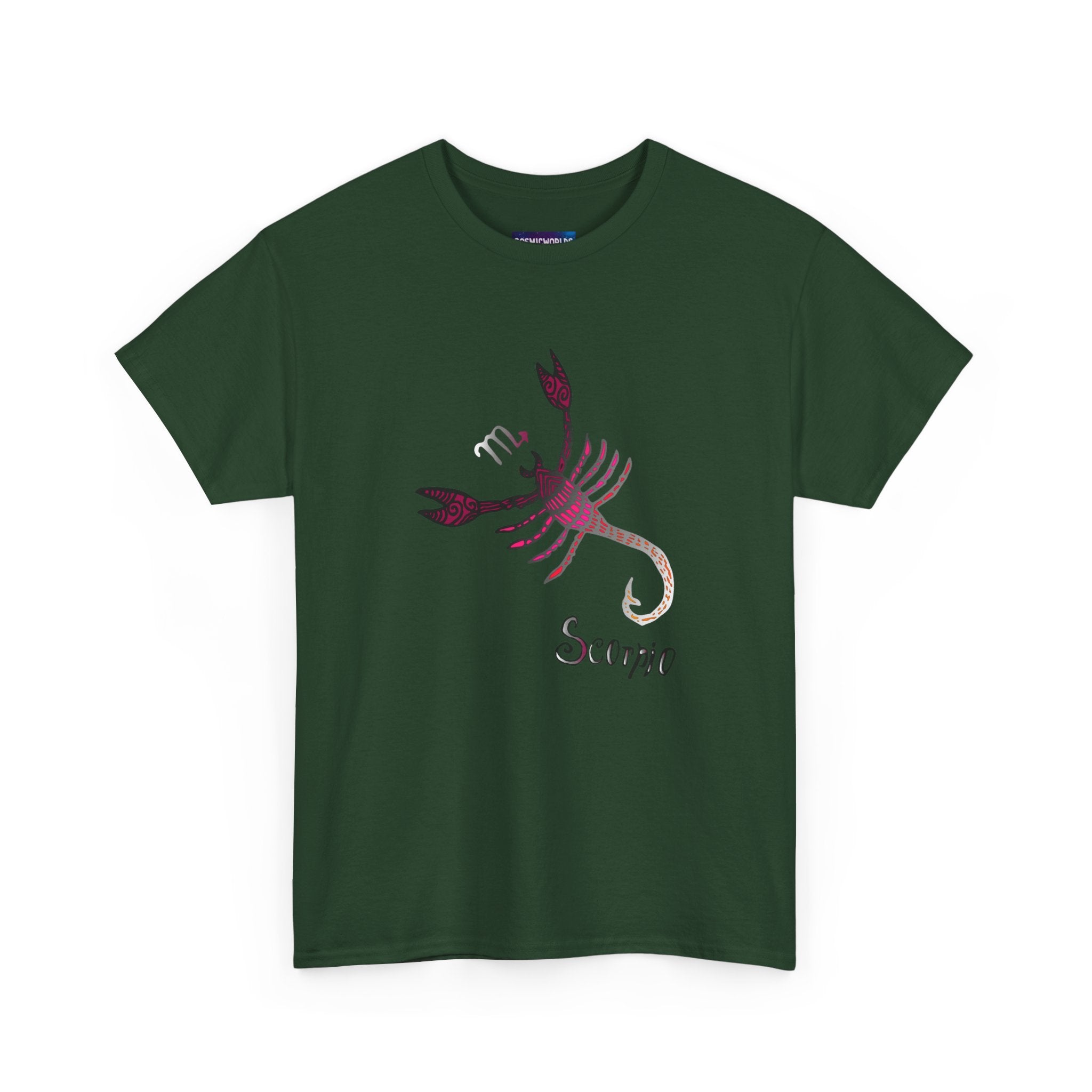 Scorpio Zodiac T‑Shirt — Stylized Scorpion Astrology Tee