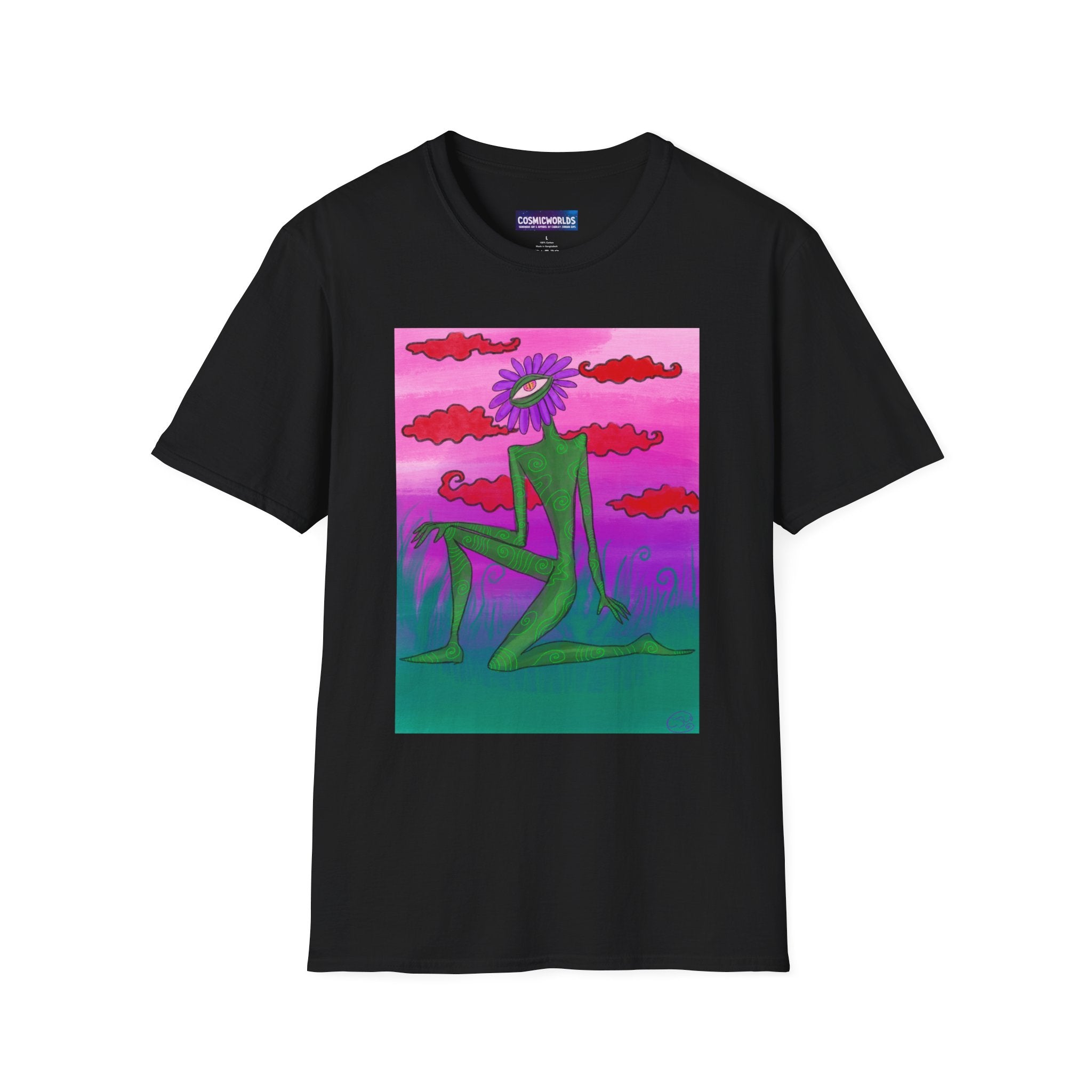 Sunflower Alien Art Tee — The Plantozoids