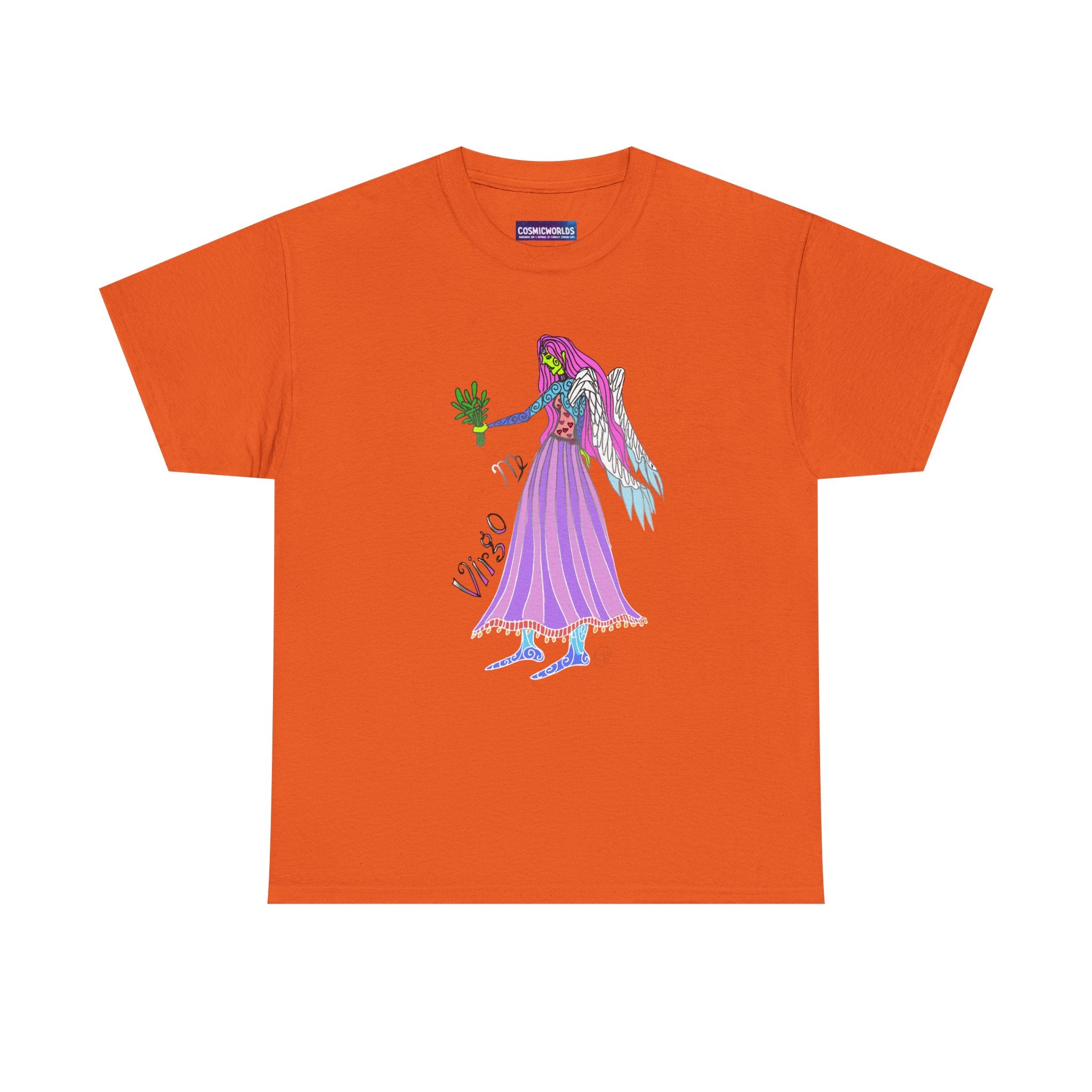 Virgo Zodiac Tee — Purple Virgo Girl Astrology T-Shirt