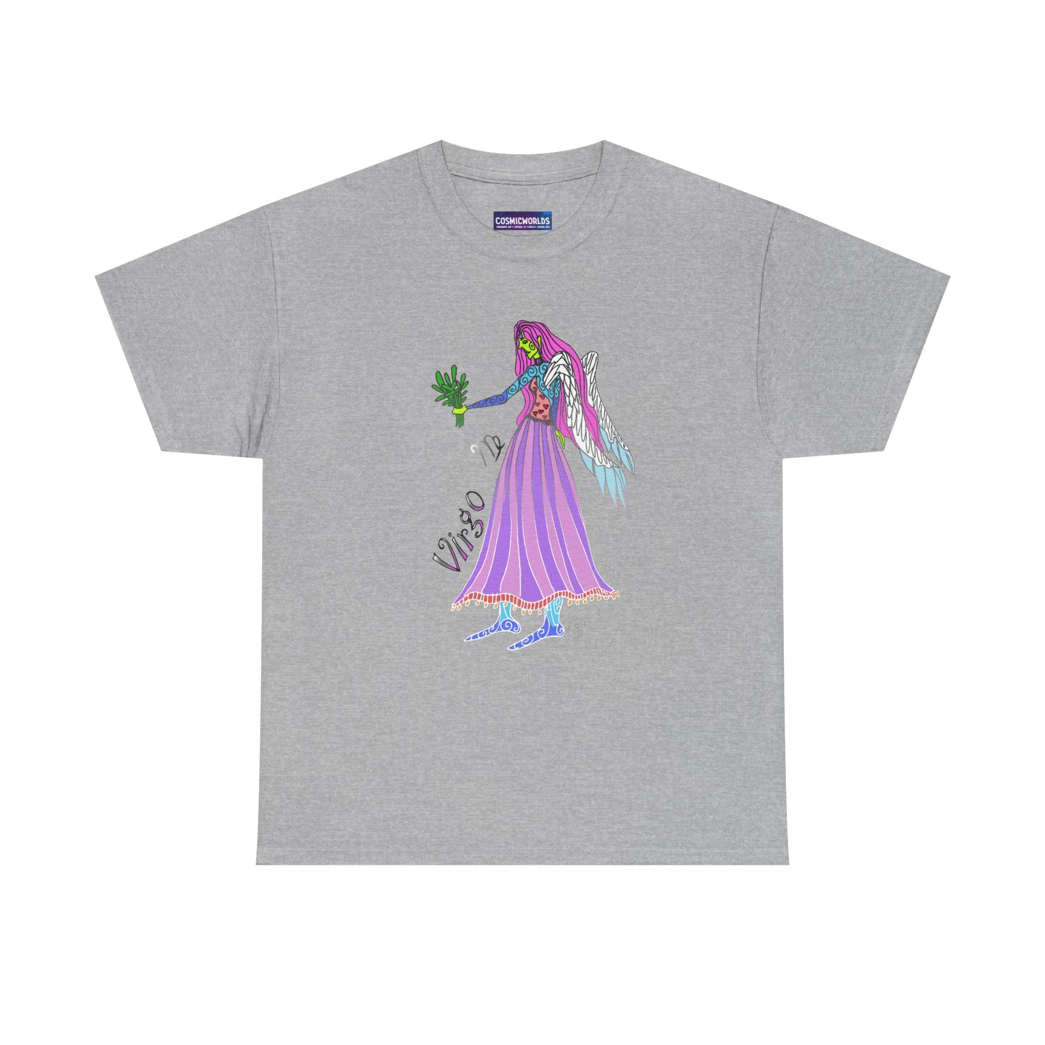 Virgo Zodiac Tee — Purple Virgo Girl Astrology T-Shirt