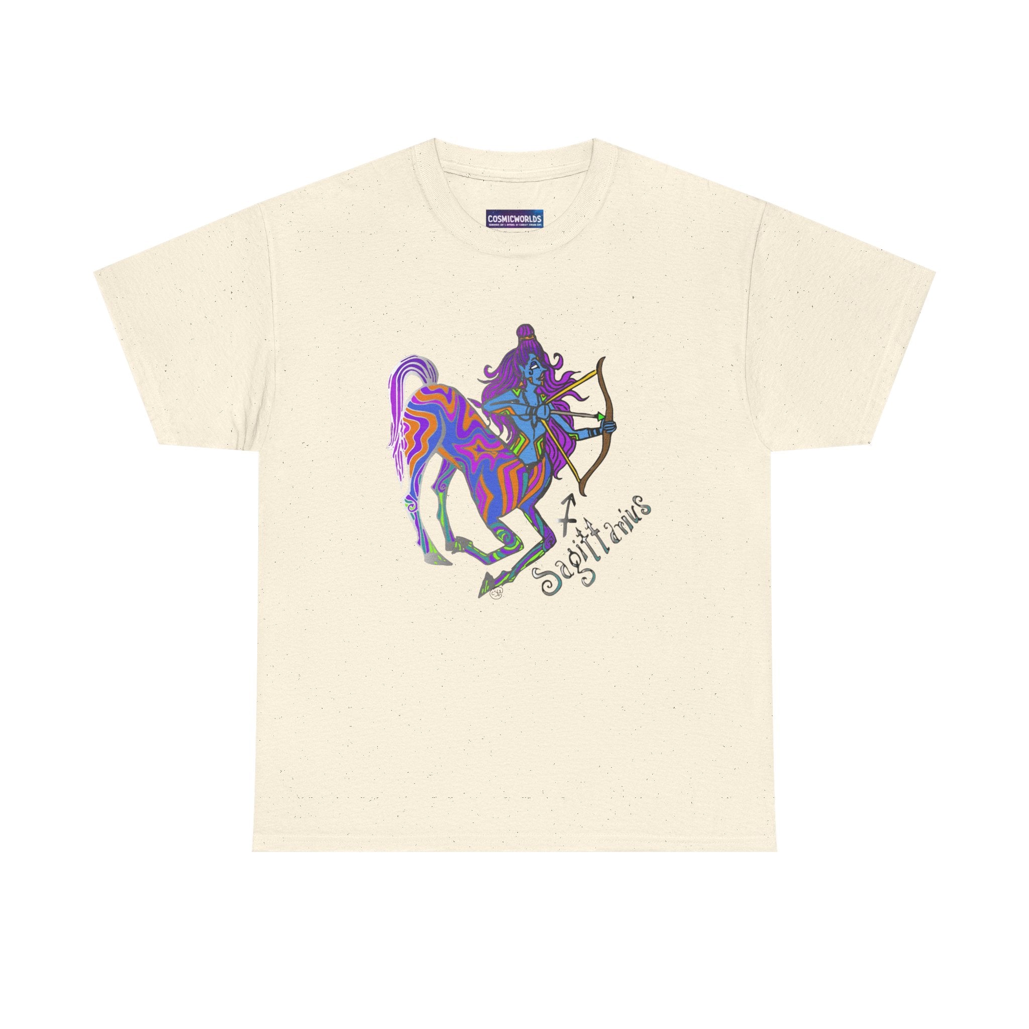 Sagittarius Centaur Archer T-Shirt — Colorful Zodiac Astrology Tee