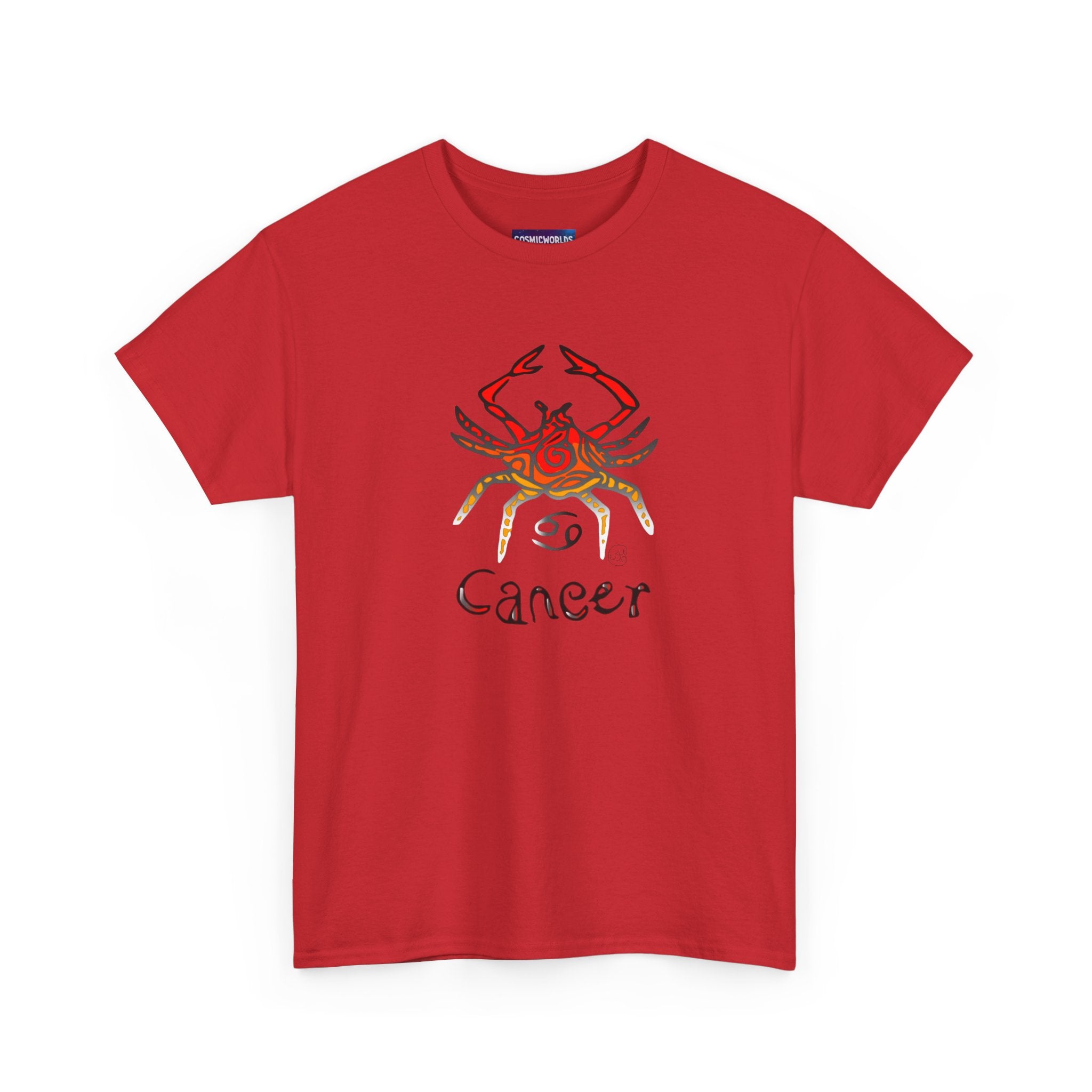 Cancer Zodiac T‑Shirt — Watercolor Crab Astrology Tee (Cancer)