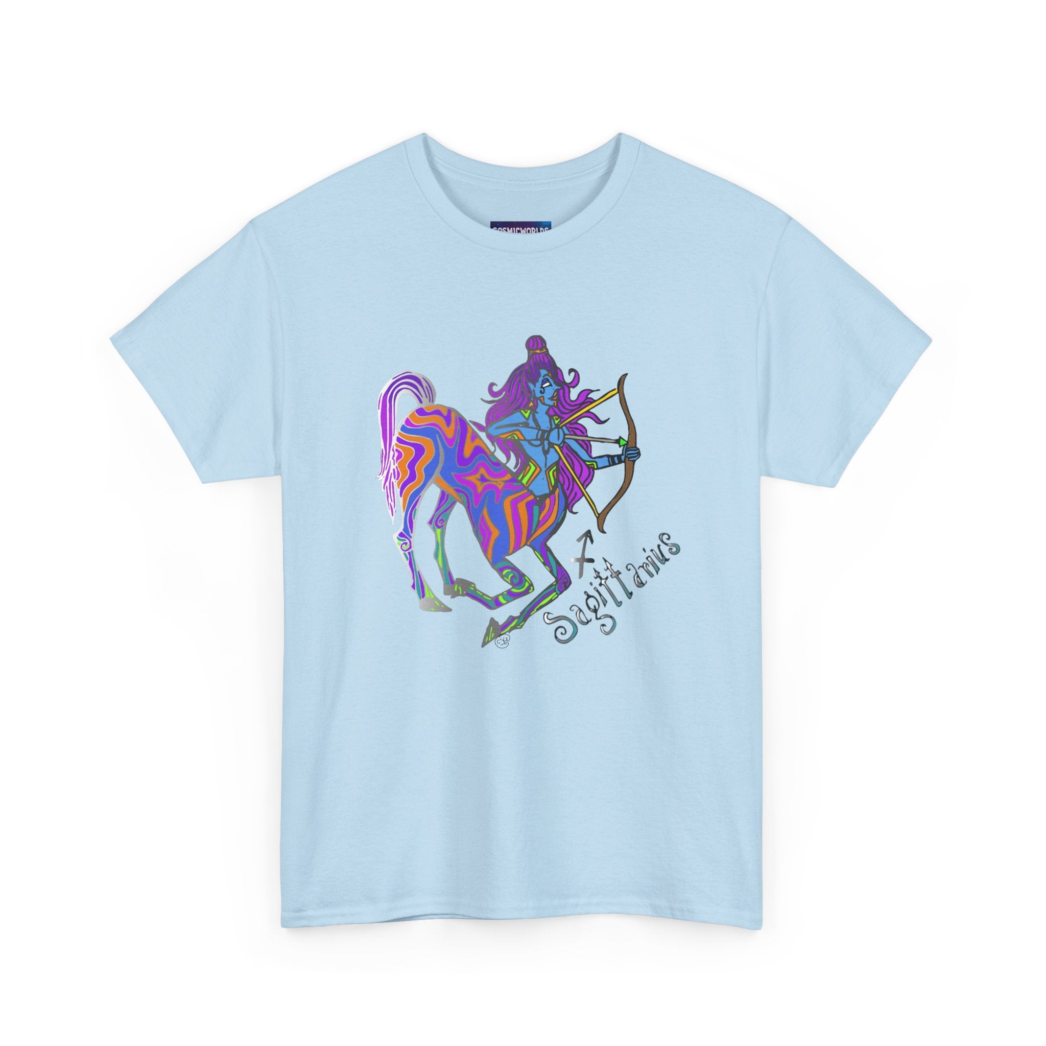 Sagittarius Centaur Archer T-Shirt — Colorful Zodiac Astrology Tee
