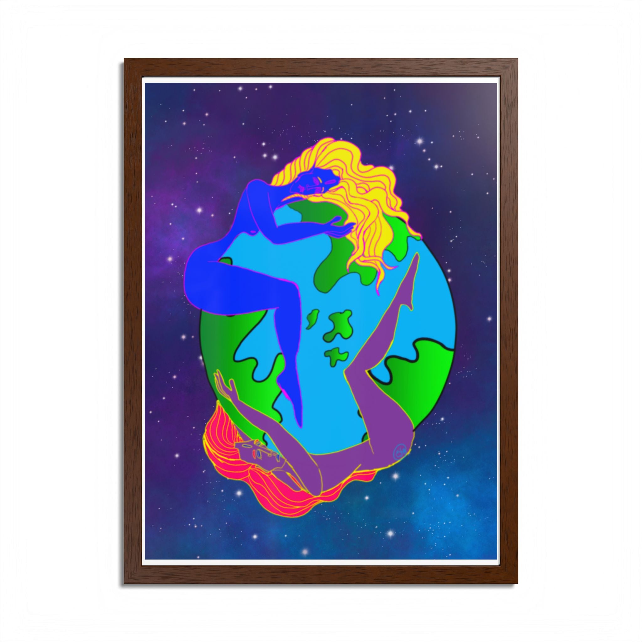 Earth Huggers—Framed Poster